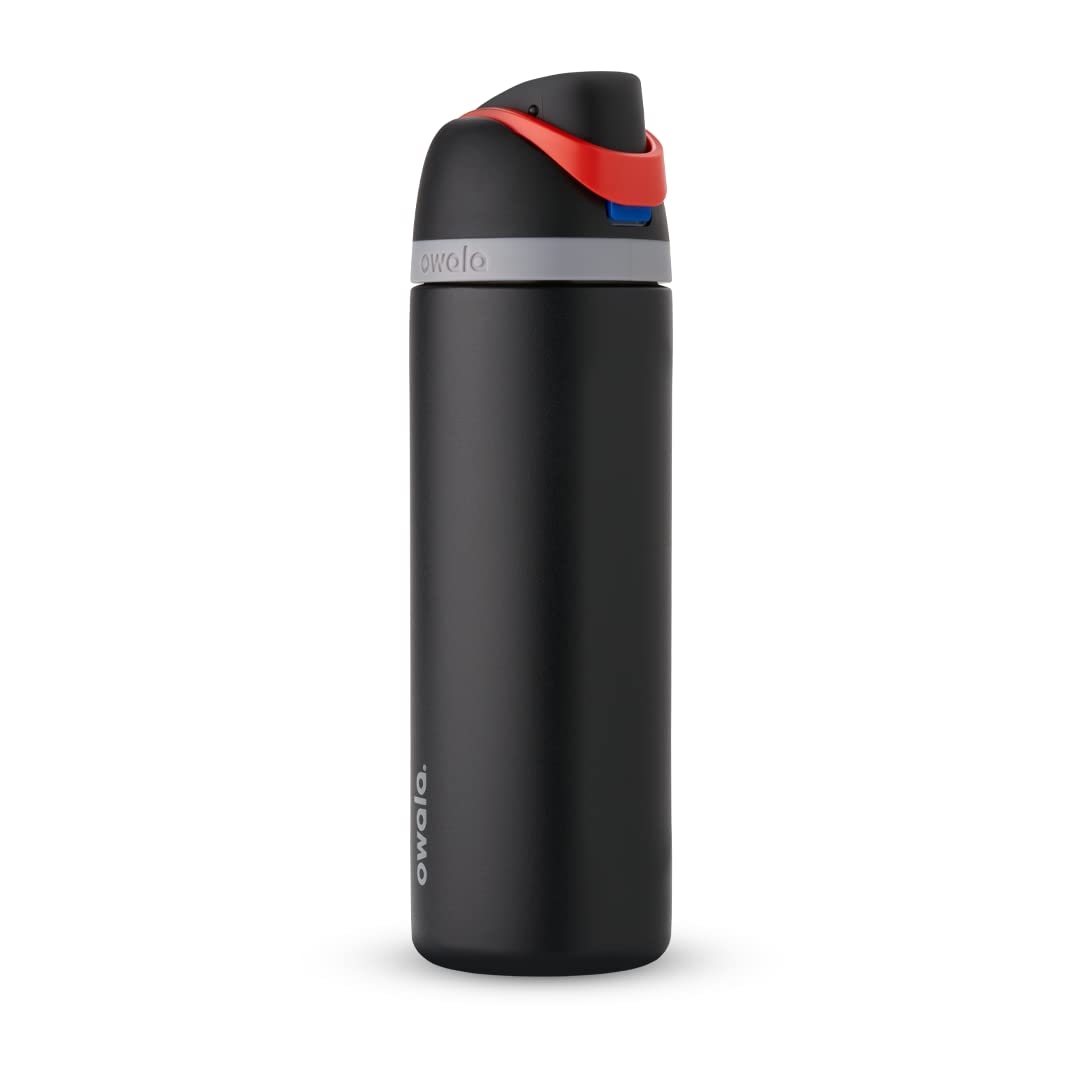 Owala Star Wars FreeSip Insulated Stainless Steel Water Bottle with Straw for Sports and Travel, BPA-Free, 24-Ounce, Darth Vader