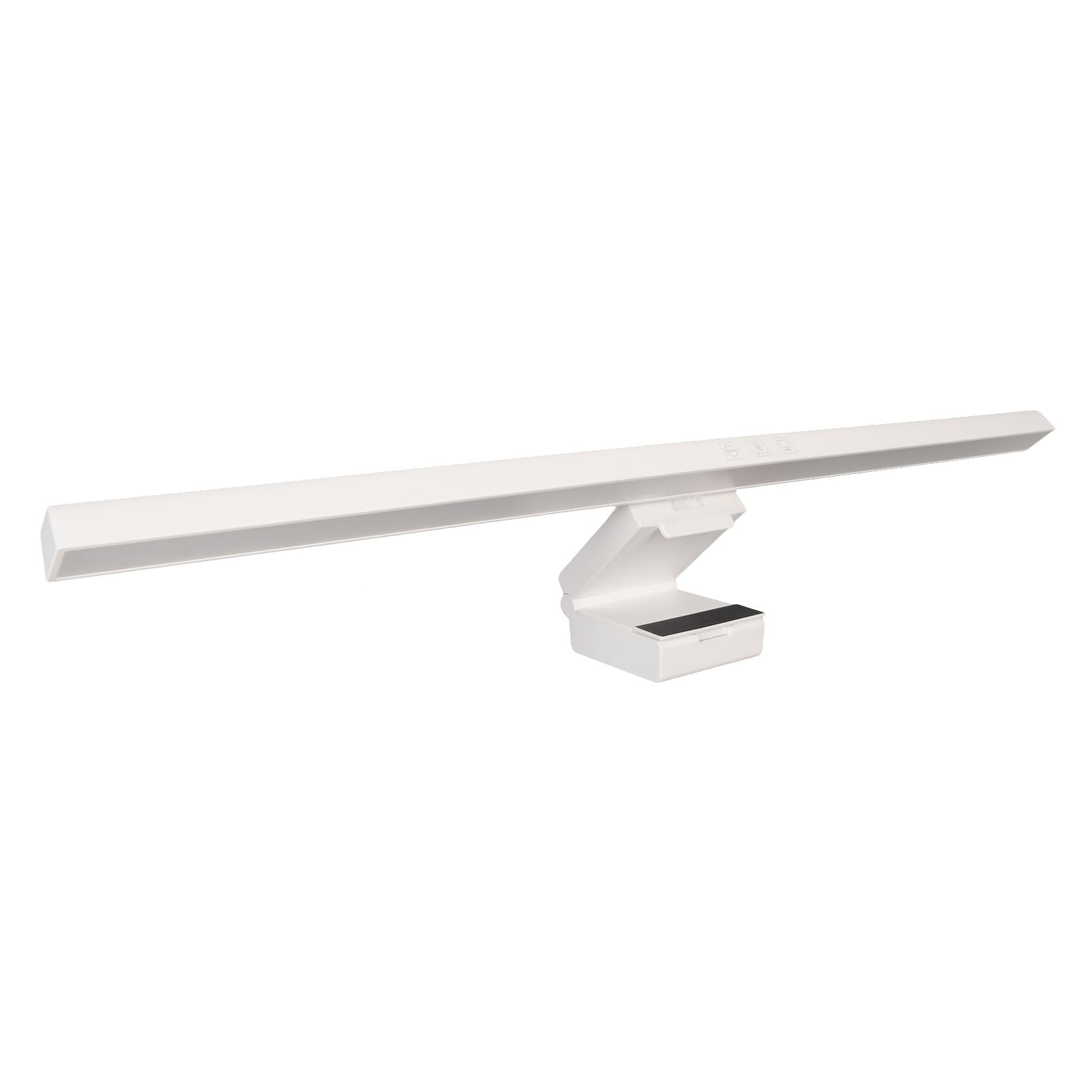 Computer Monitor Lamp, LED Screen Light Bar for Eye Caring, Stepless Dimmable, Touch Control, Office Monitor Light (White)