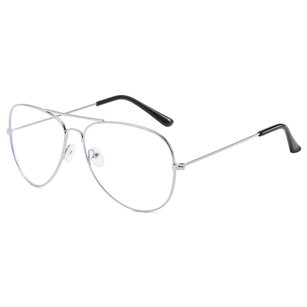 Layresen Classic Aviator Shortsighted Distance Glasses Metal Frame Clear Lens Myopia Glasses For Mens Womens