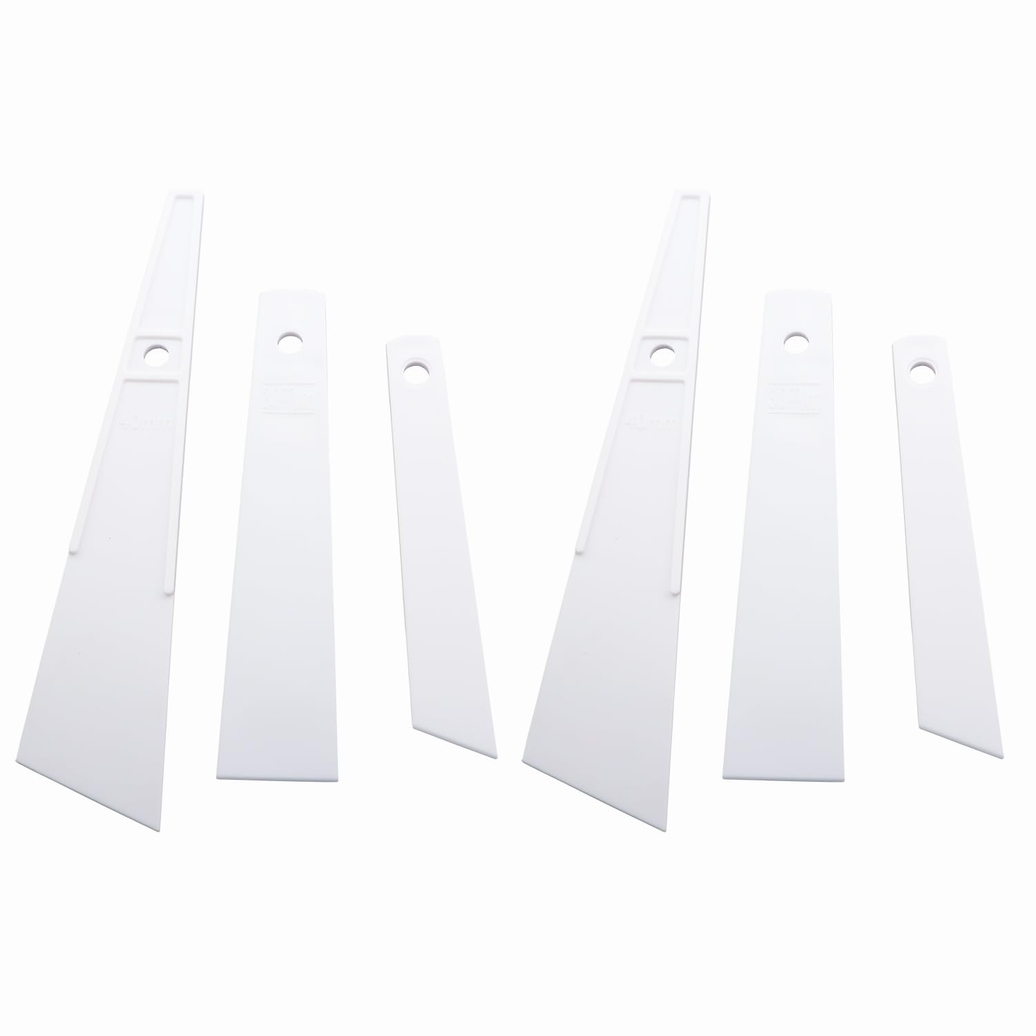 MDXing 2 Sets Plastic Glue Applicator Sticks 20/30/40mm Handmade DIY Leather Craft Tool Bed Treatment Aids Suitable for Felt PU Leather Paper Wood