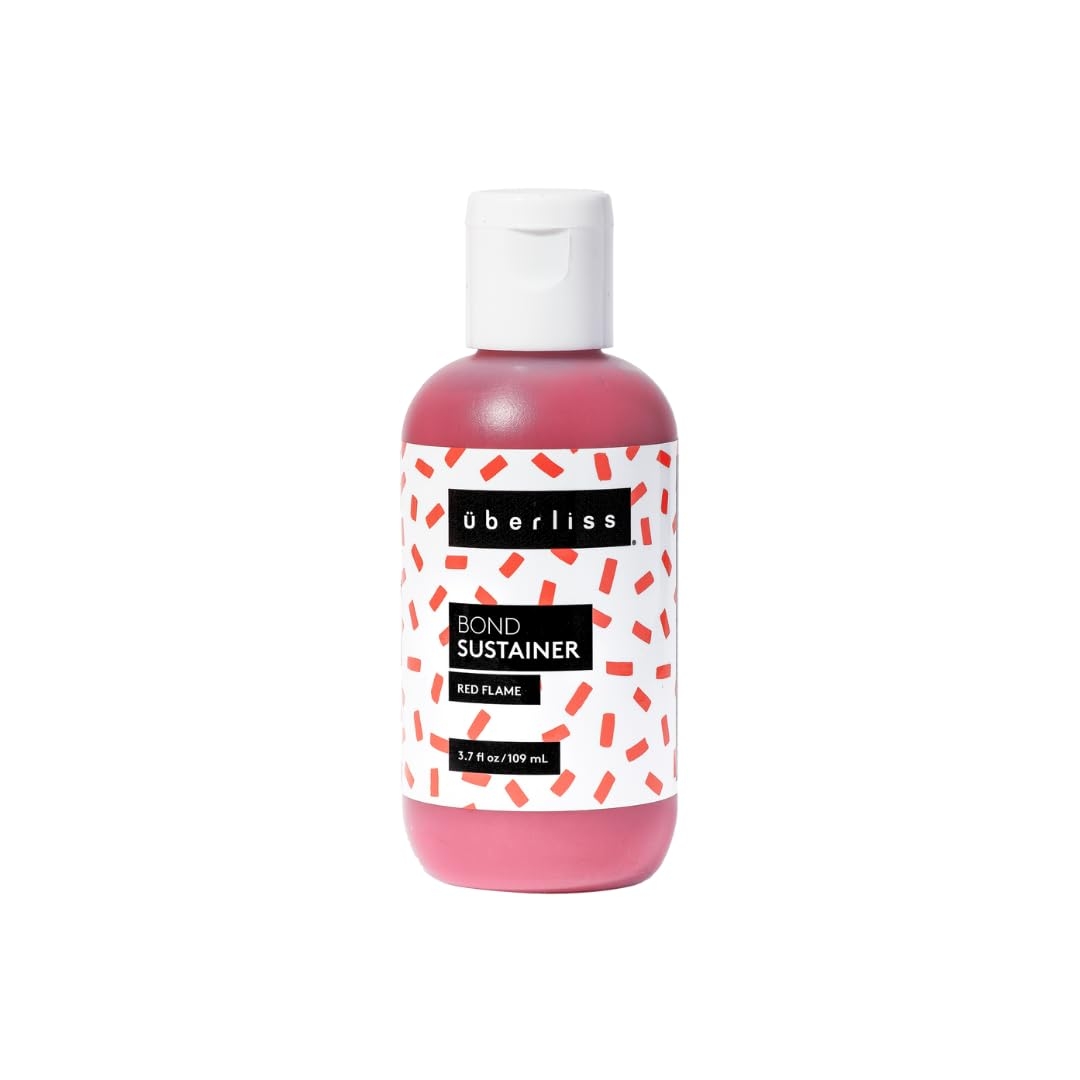 Bond Sustainer Color (Red Flame)- 3.7 ounce - Color Depositing Conditioner - Semi Permanent Direct Dye - Rebuild Broken Bonds - For Healthy Hair