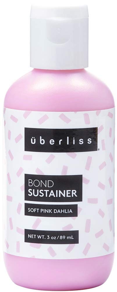 Uberliss Bond Sustainer Color (Soft Pink Dahlia) 3.7oz - Color Depositing Conditioner - Semi Permanent Direct Dye - Rebuilds Broken Hair Bonds - For Healthy Hair
