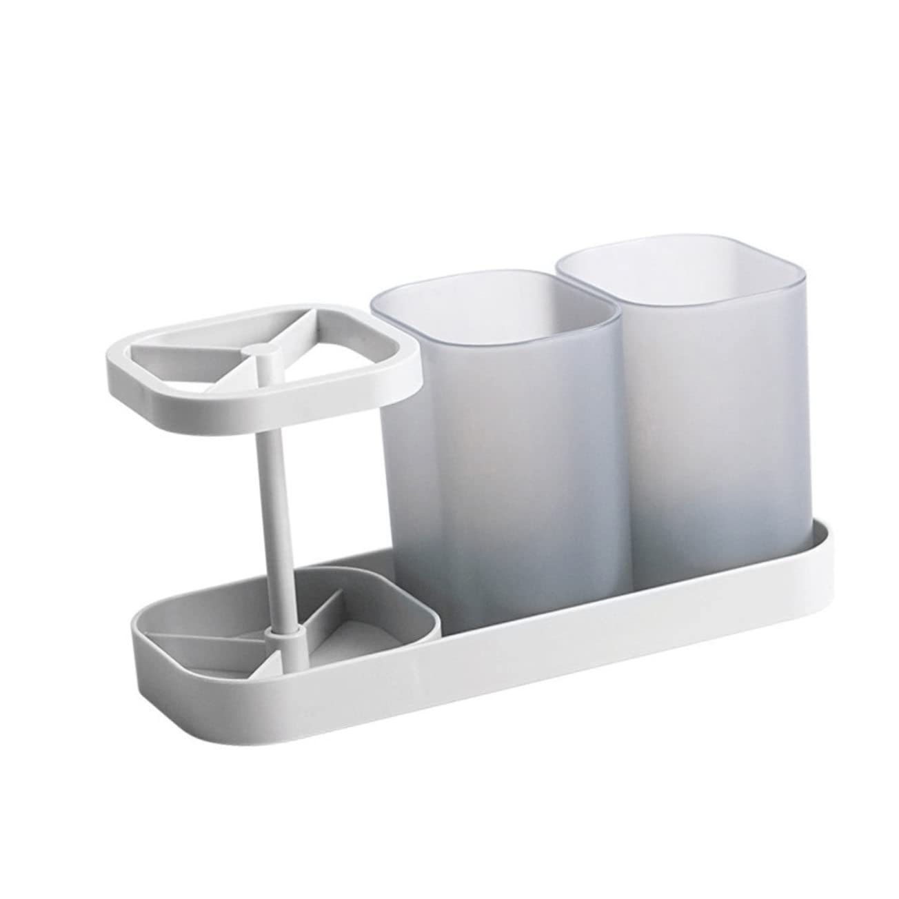 LIFKOME 1pc Storage Rack for Bathroom Supplies Toothbrush and Toiletry Holder Wash Cup Stand Easy to Clean and Store for Dorms and Hotels