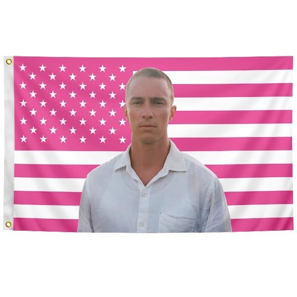 Drew Flag 3x5 Feet Pink Fun Flags For Indoor And Outdoor Decoration In Rooms, Bedrooms, Offices, College Dormitories