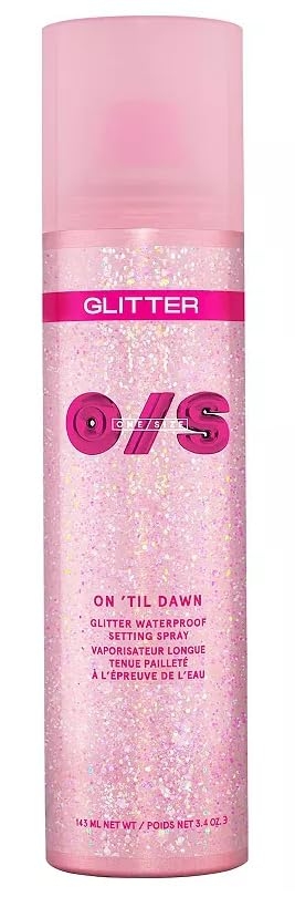 One Size On 'Til Dawn Glitter Waterproof Setting Spray 3.4 oz / 143 mL Limited Edition 2025