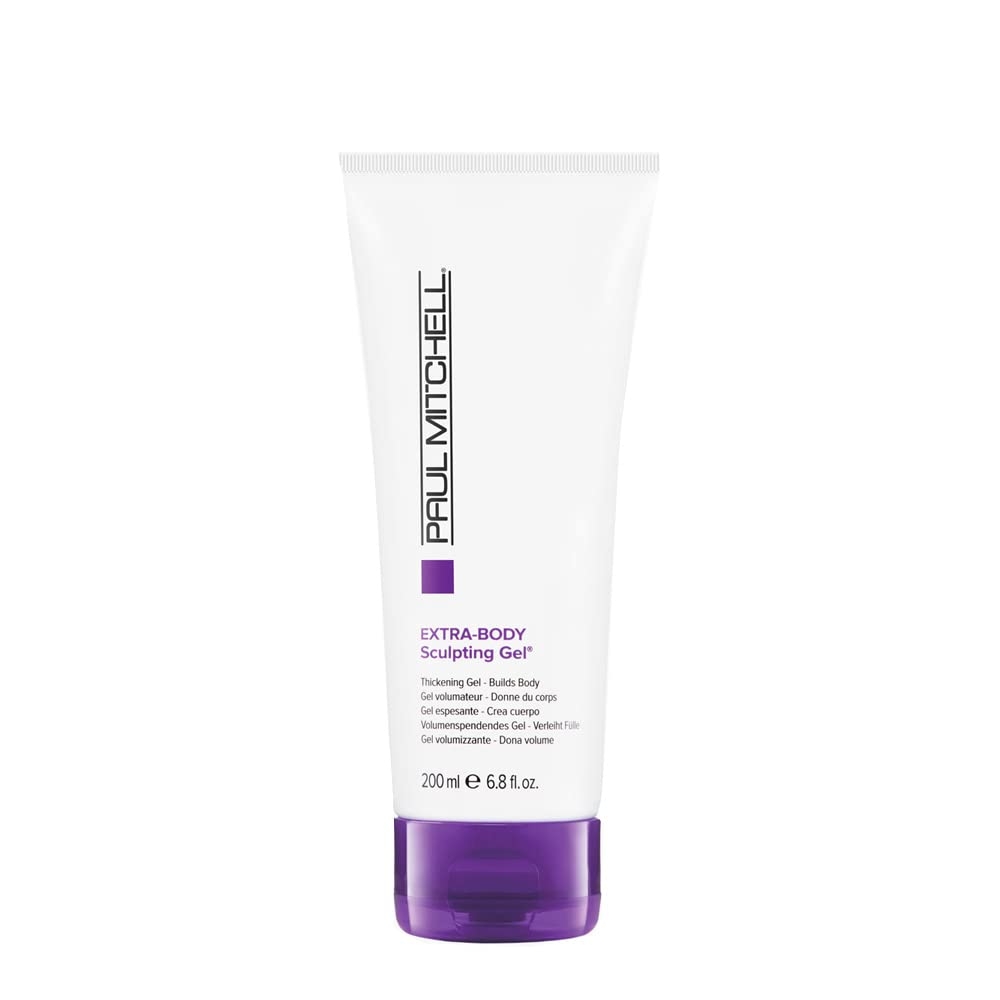 Paul Mitchell Extra-Body Sculpting Gel, Thickens + Builds Body, For Fine Hair