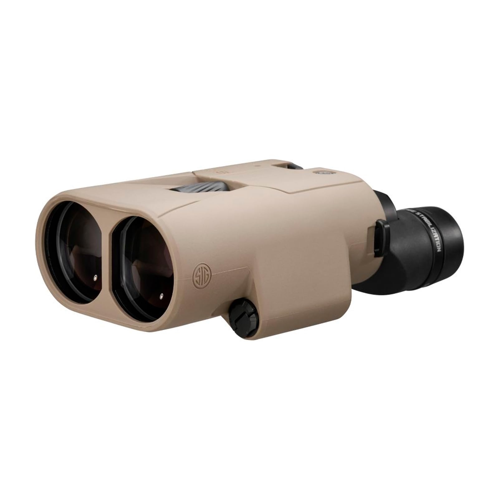 SIG SAUER ZULU6 HDX PRO 18x50mm Waterproof Fogproof Durable FDE Image Stabilized Hunting Binoculars, Multicoated Anti-Glare Lenses, Up to 40 Hours Runtine, Carrying Case & Carrying Strap Included