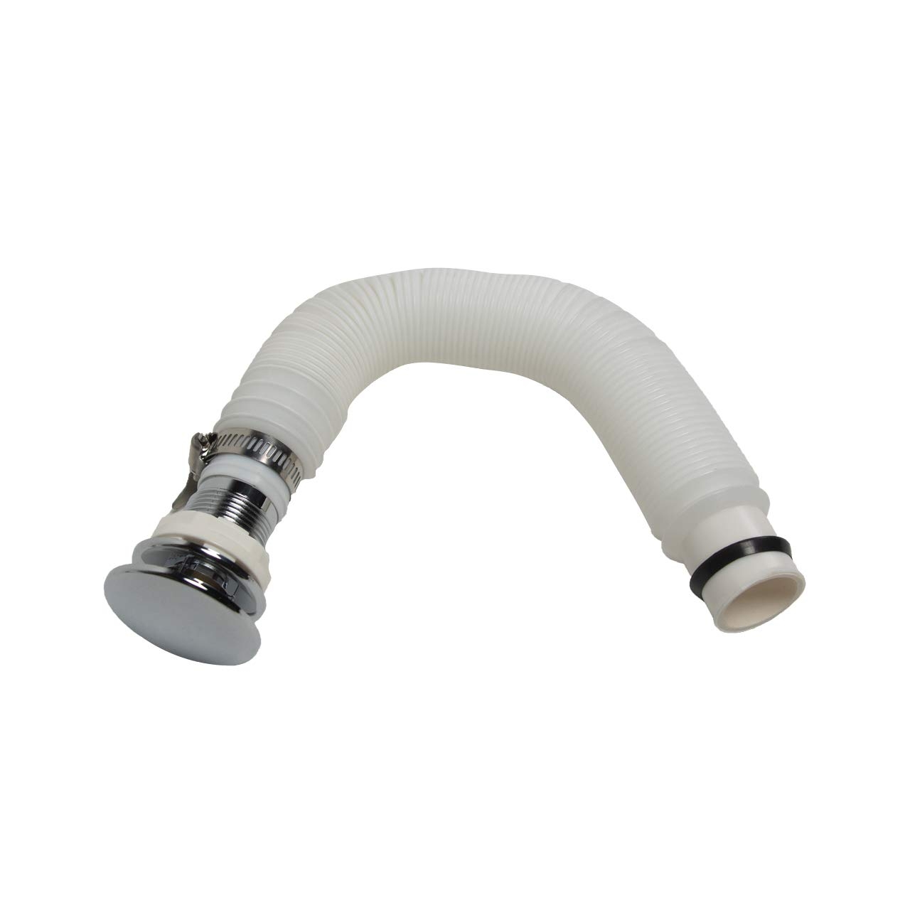Drain Assembly Overflow Pipe for Shampoo Bowl, Pedicure Spa, Sink Replacement Part for Salon, Barber Shop Spa