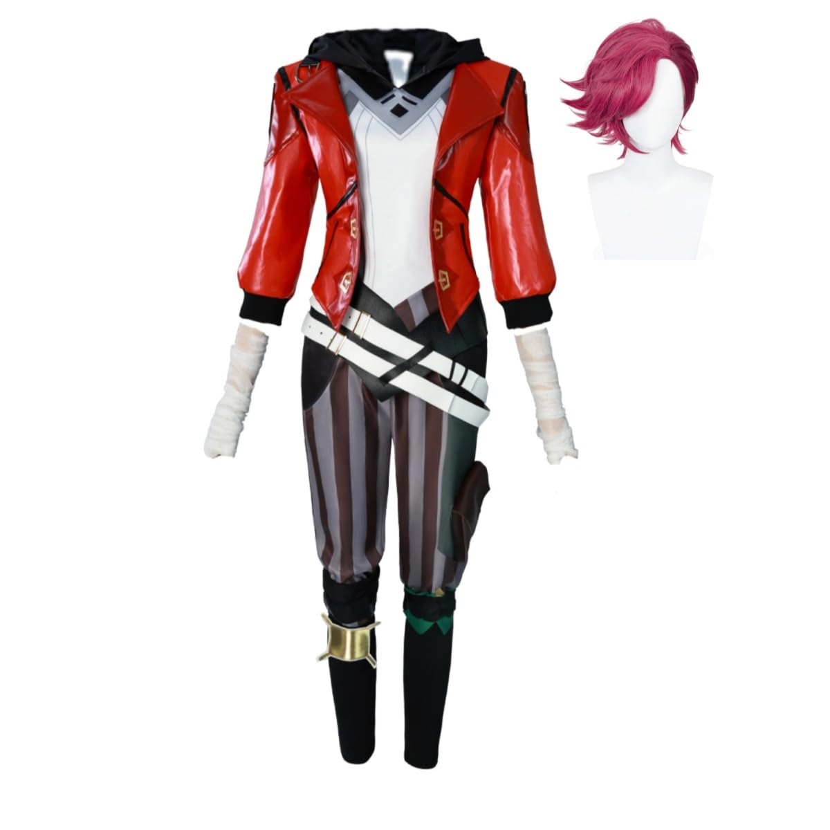 Vasojot Vi Cosplay Jacket Full Set Costume Adult Women Halloween Party Cosplay The Piltover Enforcer Vi Outfits