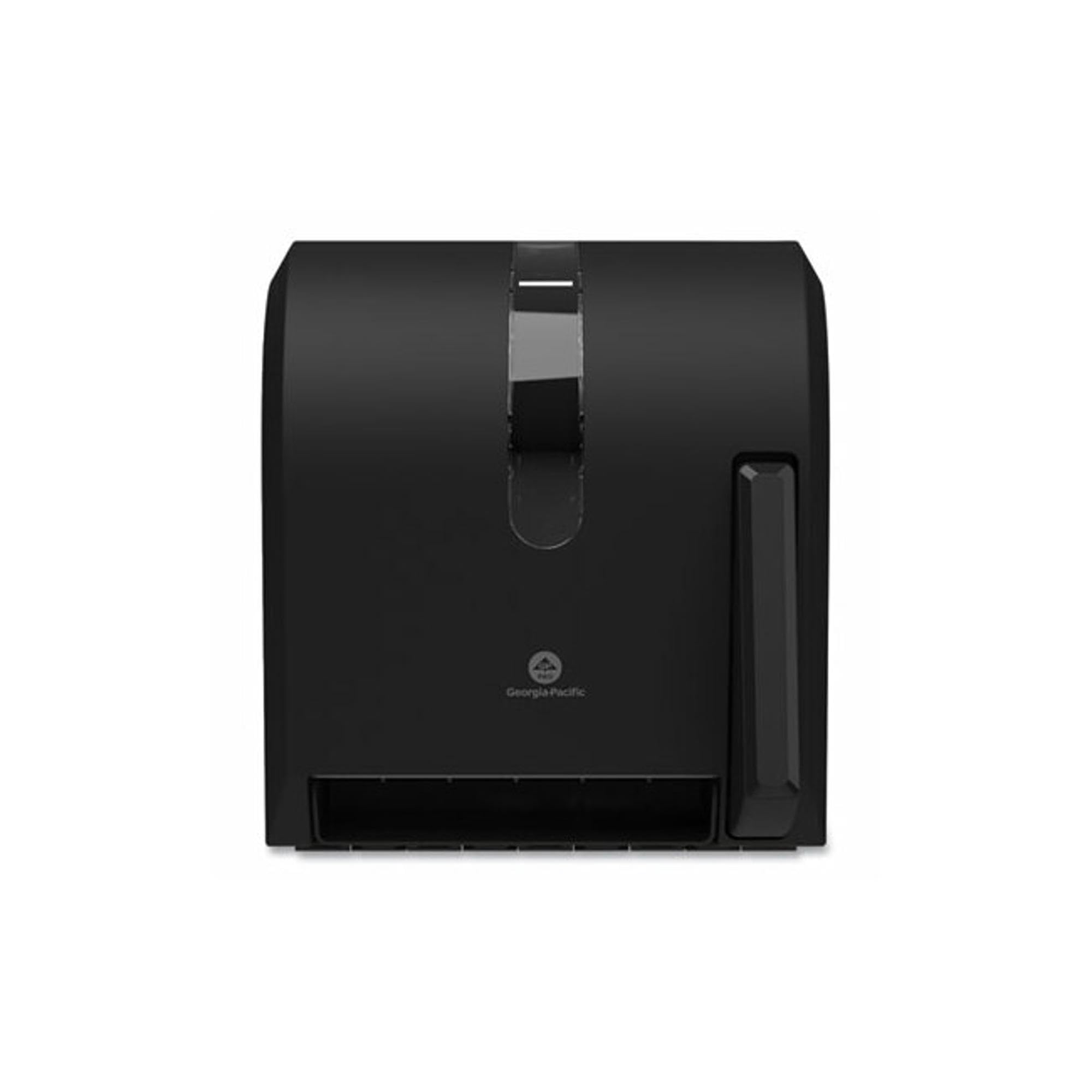 Georgia-Pacific Push Paddle Roll Paper Towel Dispenser by GP PRO, 54338A, Black