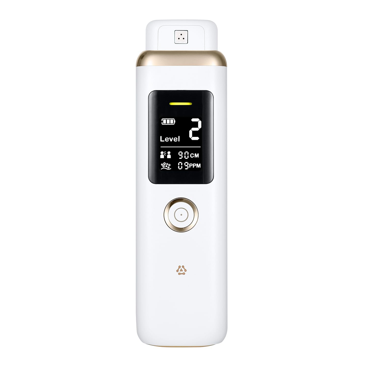 Smart Oral Odor Freshening Rate Detector, Portable Oral Breath Monitor with Real-Time Odor Checking, 32-bit CPU, Professional Bad Oral Odor Rate Checker for Personal Use - White