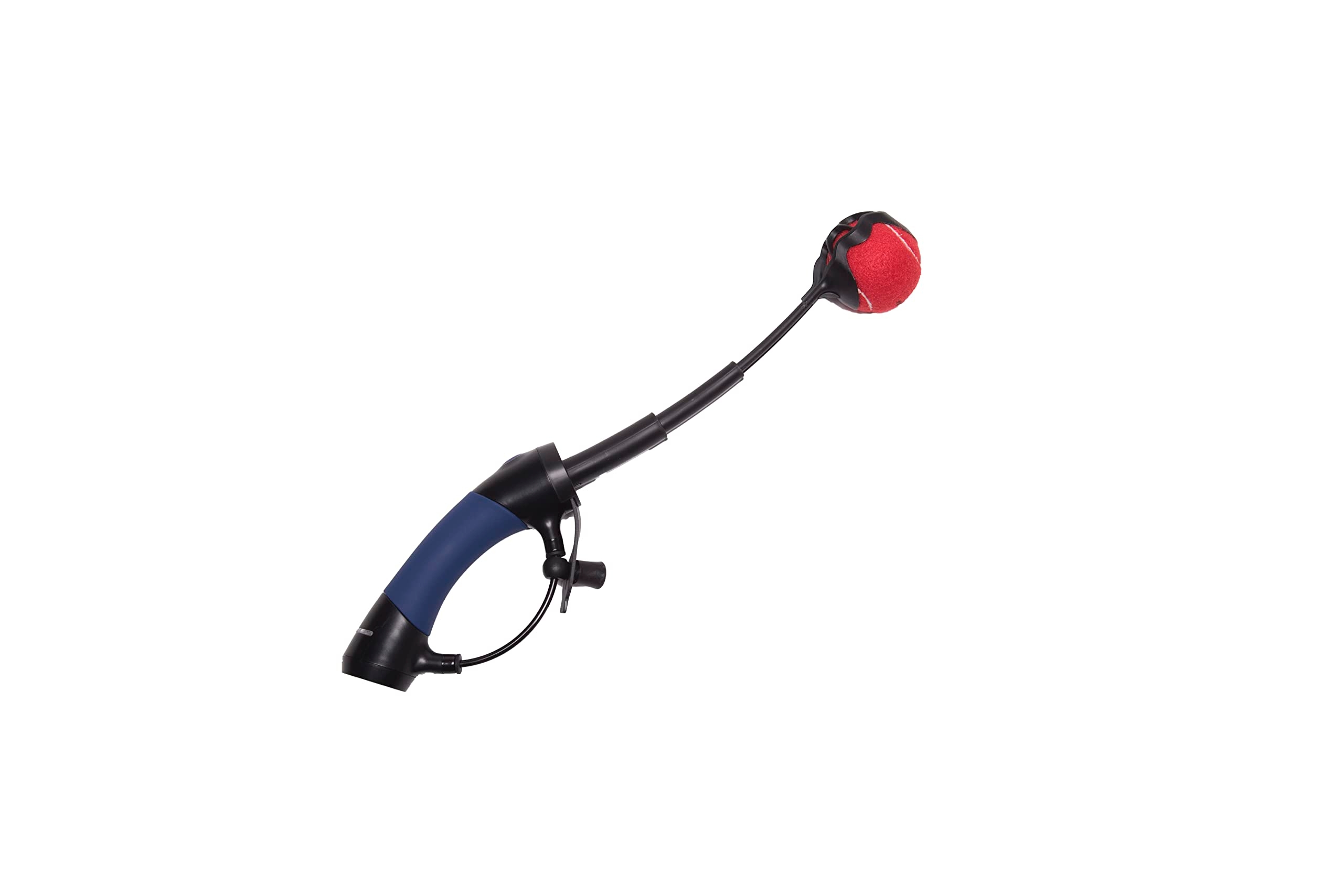 Dog Gone Smart Pet Products Gismo Ball Launcher for Dogs - Telescopic Ball Thrower with 100 Feet Range Plastic Toy - Ergonomic Design | No Slobber Pick-Up for Cleaner Fetch, Attaches to Leash Handle