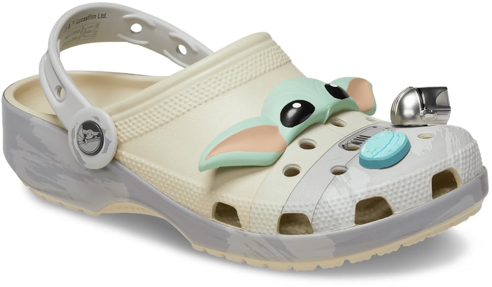 Crocs Unisex-Adult Star Wars Grogu Classic Clog Bone