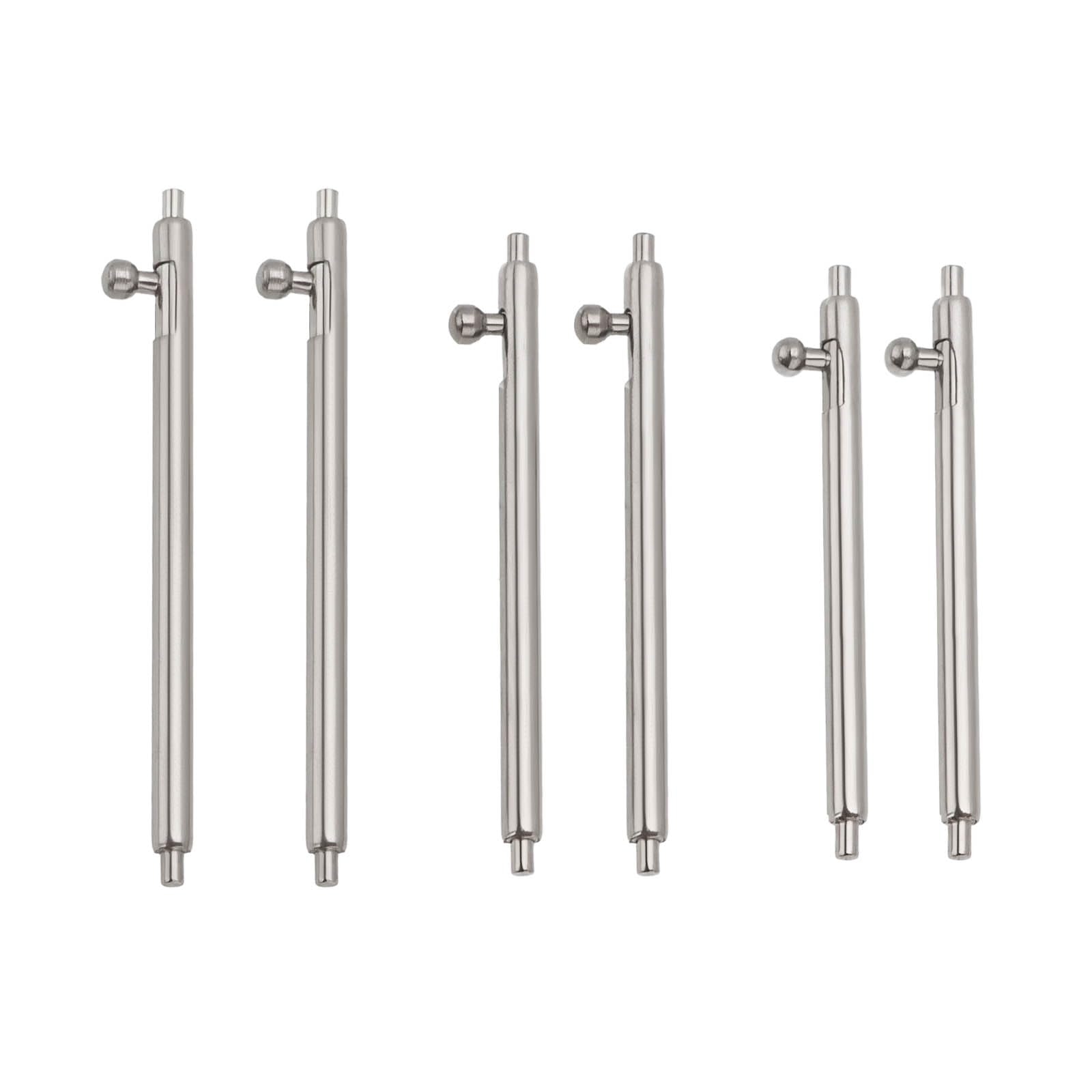 Create idea 60Pcs 1.5mm Quick Release Spring Bars Pins 304 Stainless Steel Compatible with Little Genius Compatible with Samsung(20mm 22mm 24mm)