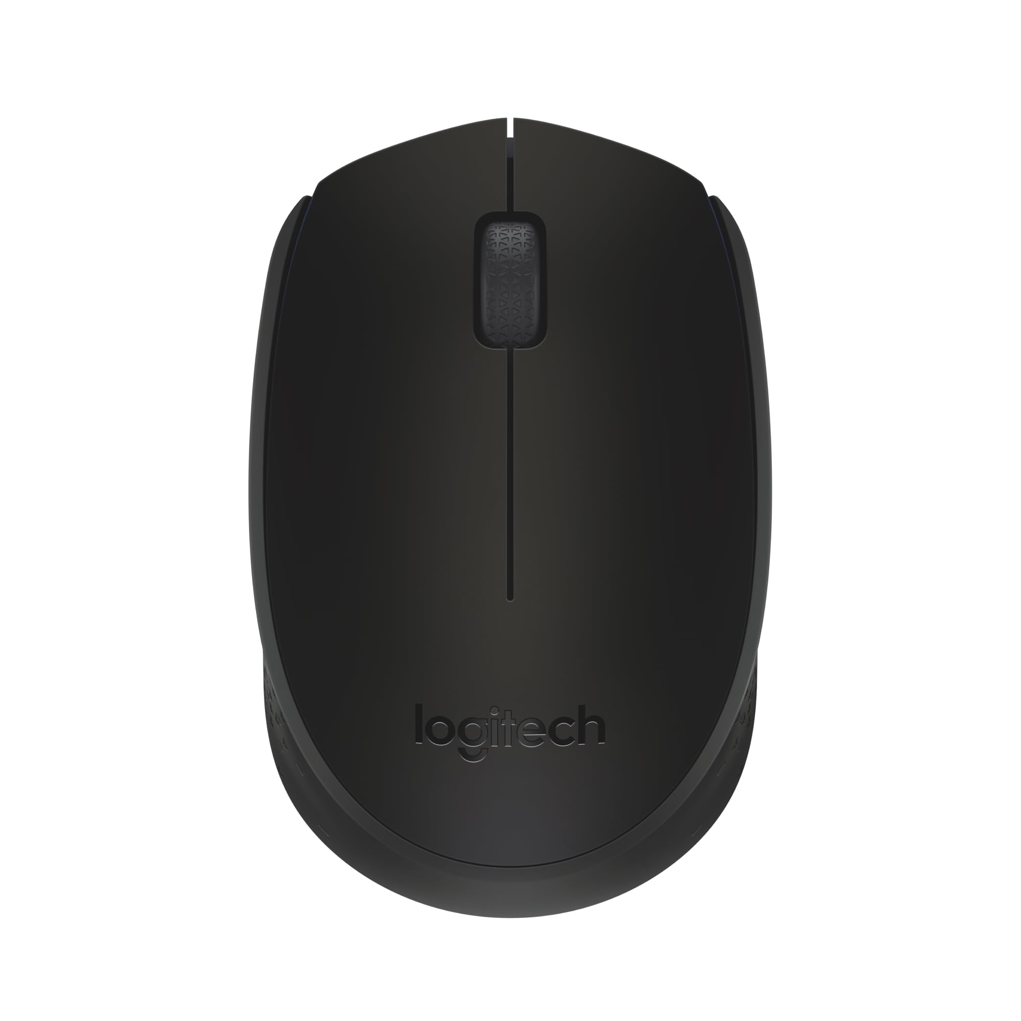 Logitech M170 Wireless Mouse for PC, Mac, Laptop, 2.4 GHz with USB Mini Receiver, Optical Tracking, 12-Months Battery Life, Ambidextrous - Black