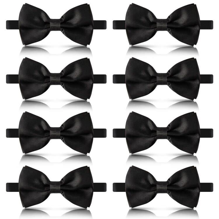 Unoutur bow ties for men, Pre-tied Men's Bow Ties Adjustable Satin Bow Tie for any Age