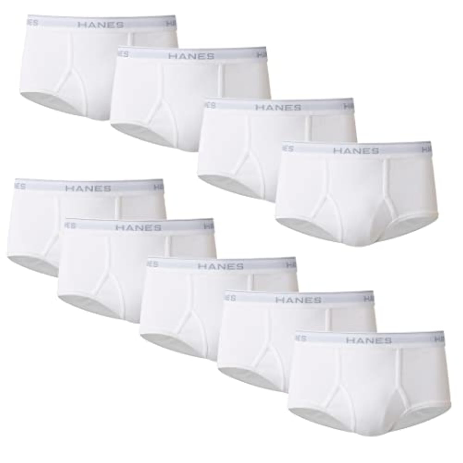 Hanes Men's No Ride Up Briefs with ComfortSoft Waistband, Multipacks