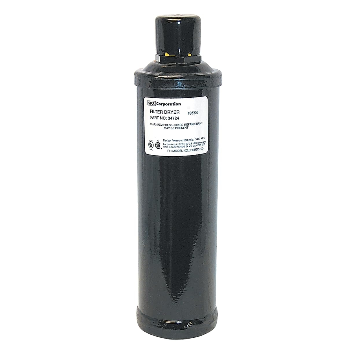 Robinair 34724 A/C Recycling Filter-Drier Spin-On Filter, Black