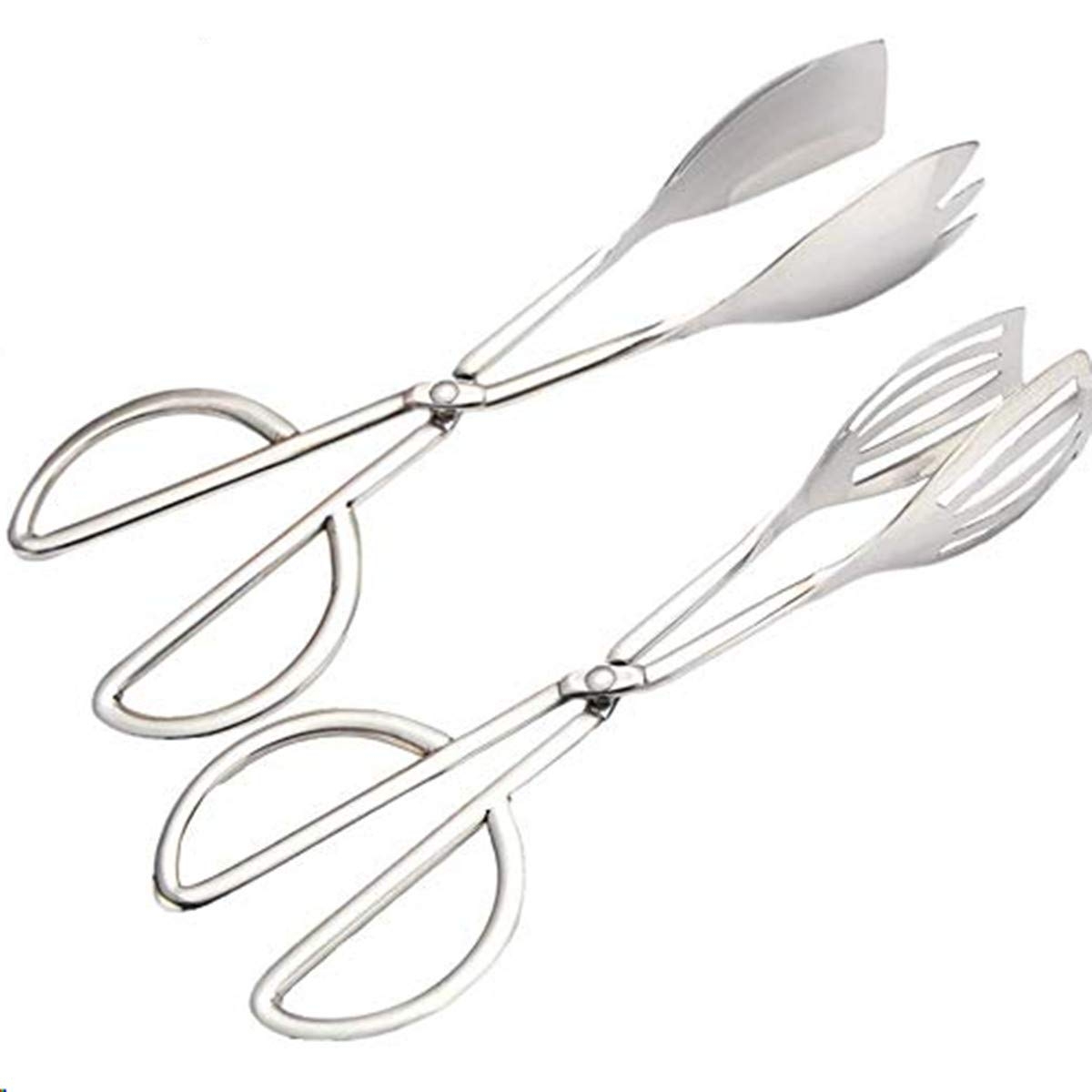 Stainless Steel Buffet Tongs - Set of 2, 10.3'