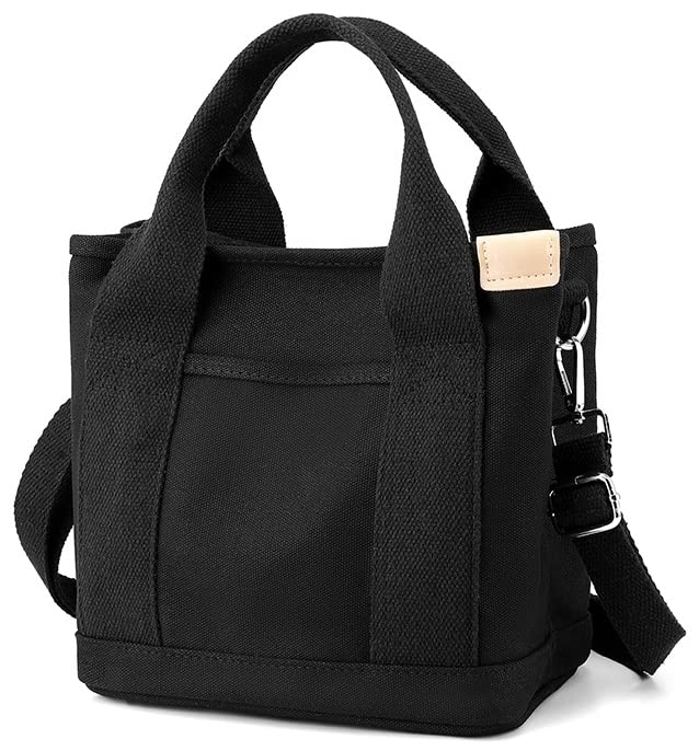Small Tote Bag with Zipper Tote Bag for Women Canvas Crossbody Bag Shoulder Bag Satchel Hobo Bag Messenger Bag 2025