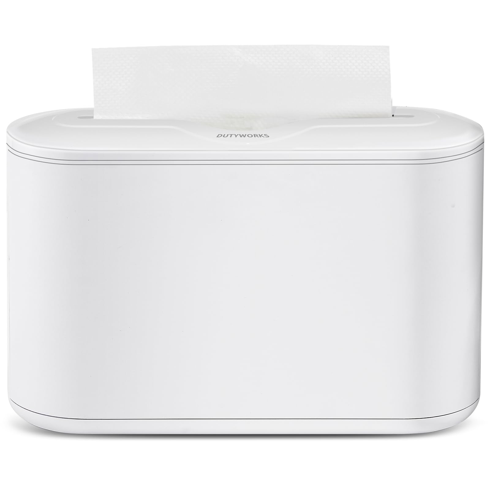 Multifold Paper Towel Dispenser Countertop, Commercial Hand Towel Dispenser for Bathroom Kitchen Home, Trifold/C Fold/Z Fold Napkin Dispenser, Abs Plastic - Non-Slip, White