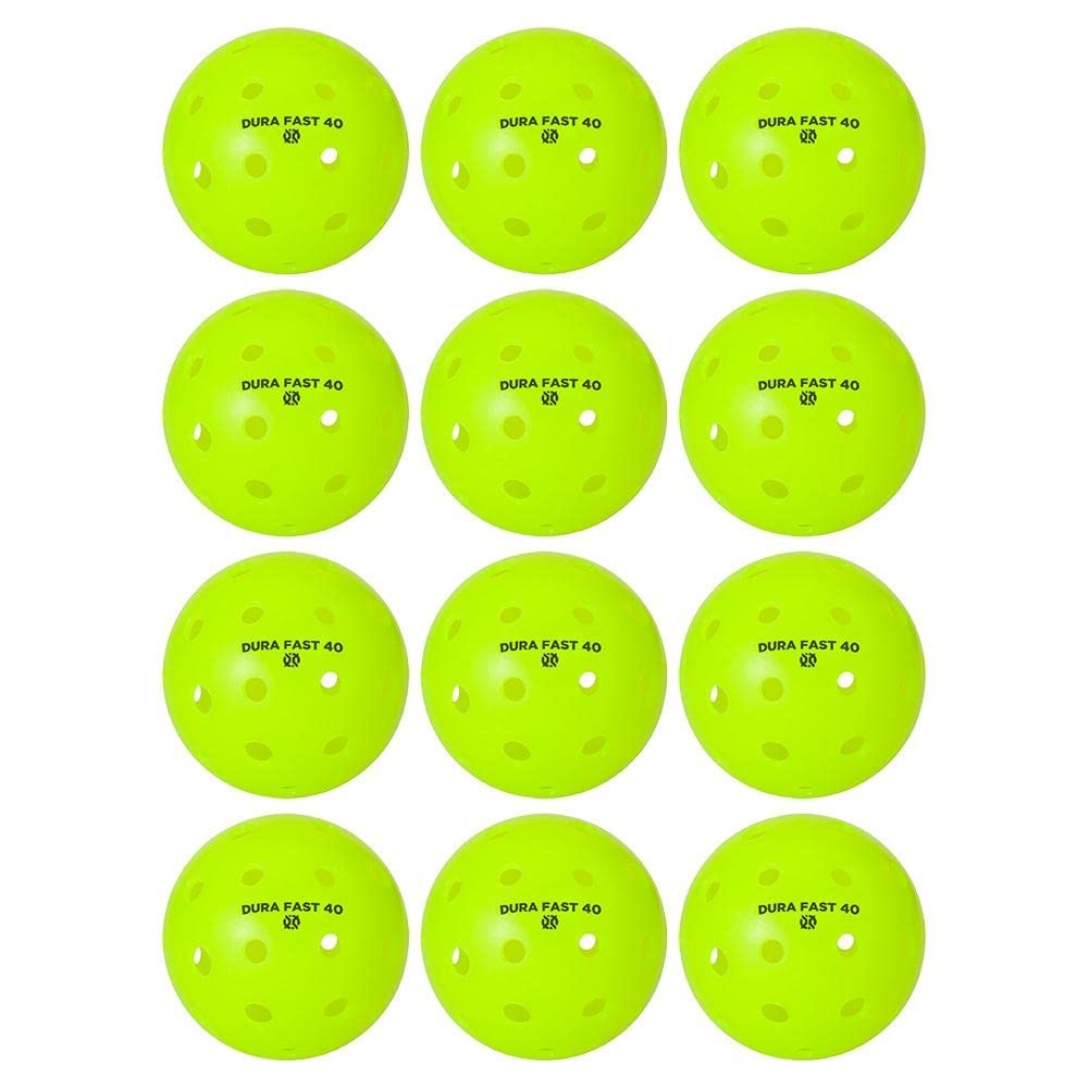 Dura Fast 40 Pickleballs | Outdoor Pickleball Balls | USAPA Approved and Sanctioned for Tournament Play