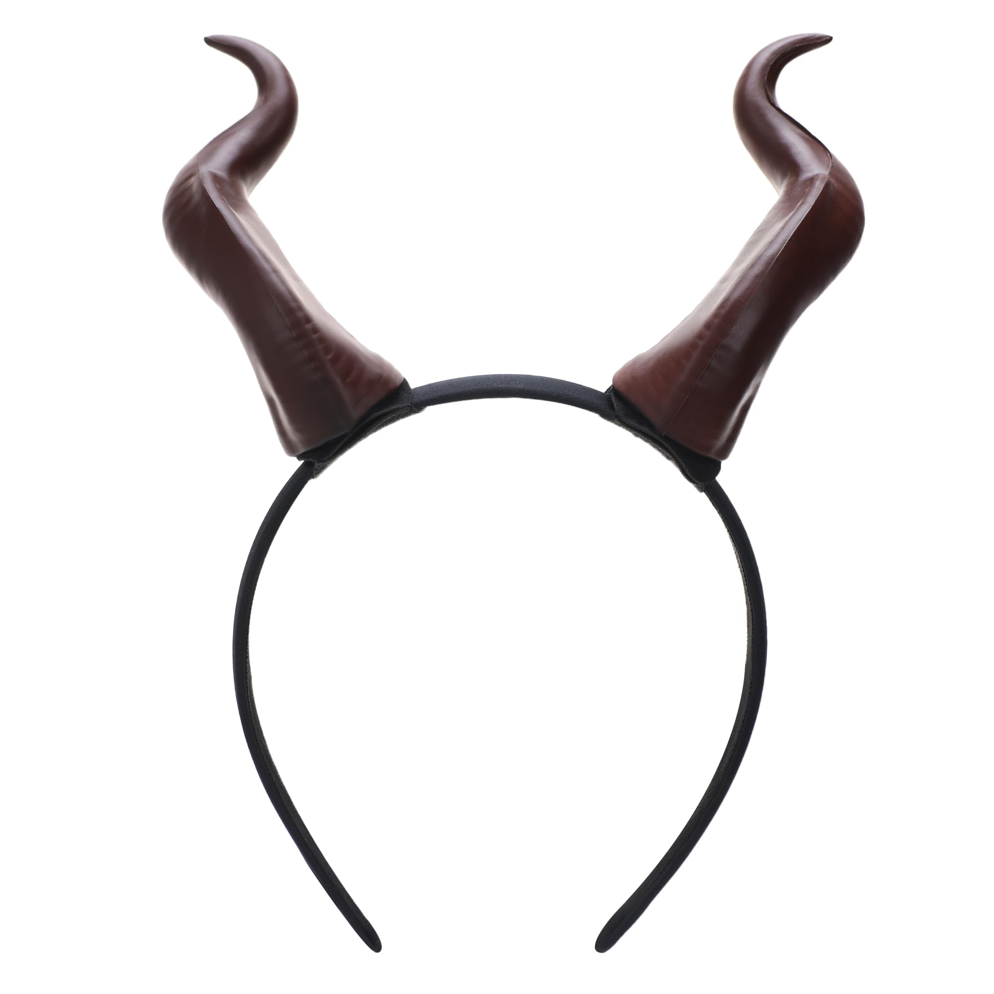 MOSTORY Devil Horns Headband for Adult - Demon Horns Headband for Halloween Cosplay Outfit Renaissance Photo Shoot Props