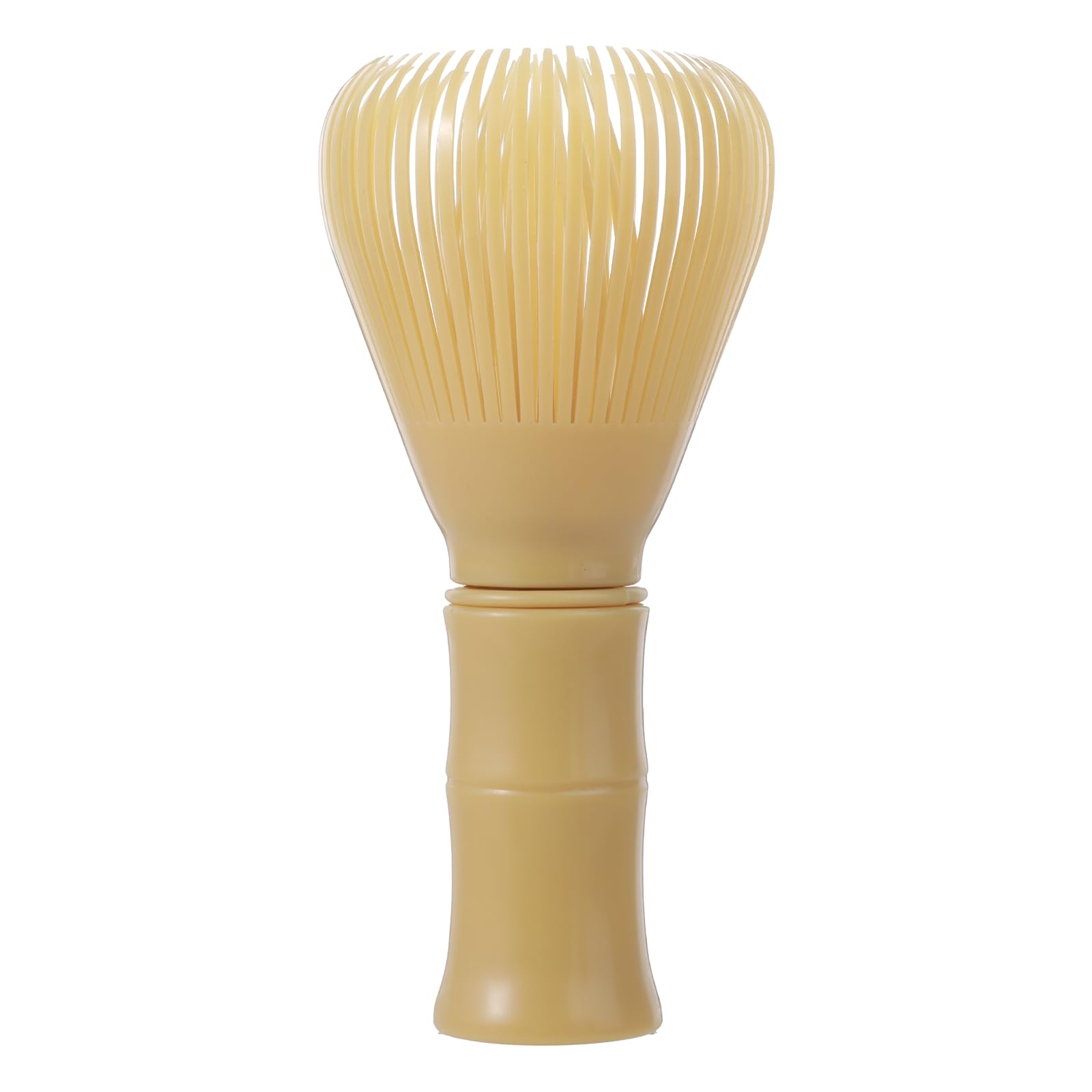 Qianyu 1 Pcs Golden Bamboo Matcha Chasen Whisk Handcrafted Matcha Stirrer Plastic Reusable Powder Whisks Durable Tea Brush Whisk Mixing Tools Kit Accessory for Milk Tea Eggs Home