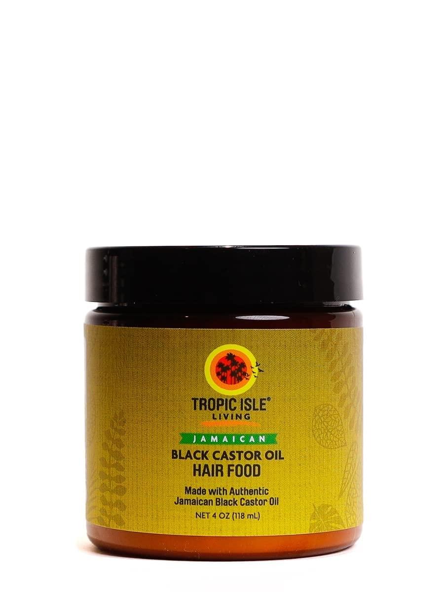 All Natural Black Castor Oil Hair Food | moisturize, thicken, strengthen & increase hair growth | Traditional Handmade Jamaican Black Castor Oil | Strong hair roots, scalp & hair growth - 4oz