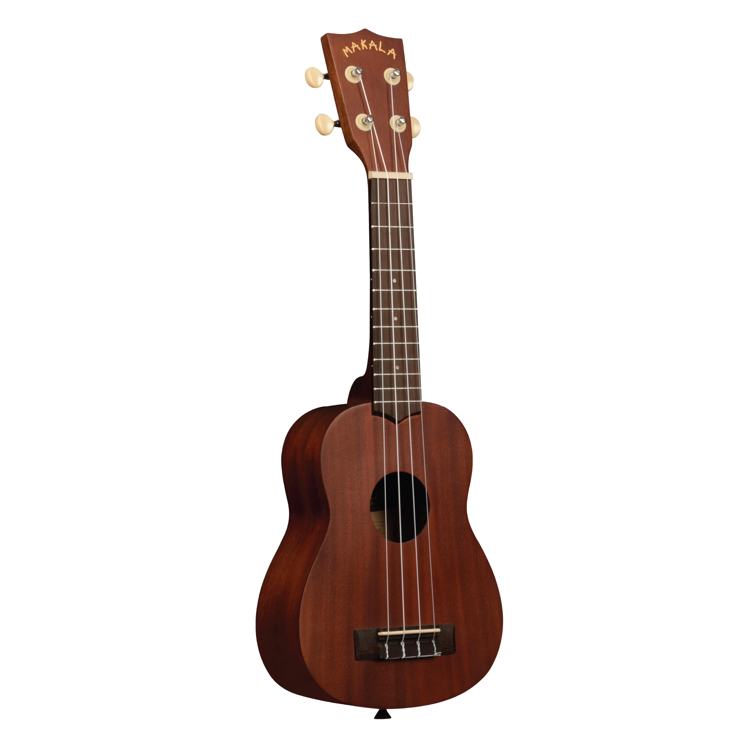 Kala Makala Classic 21 Inch Ukulele - Entry Level with Vintage Look, 12 Nickel Frets, and Excellent Sound for Beginners, Classrooms - Soprano