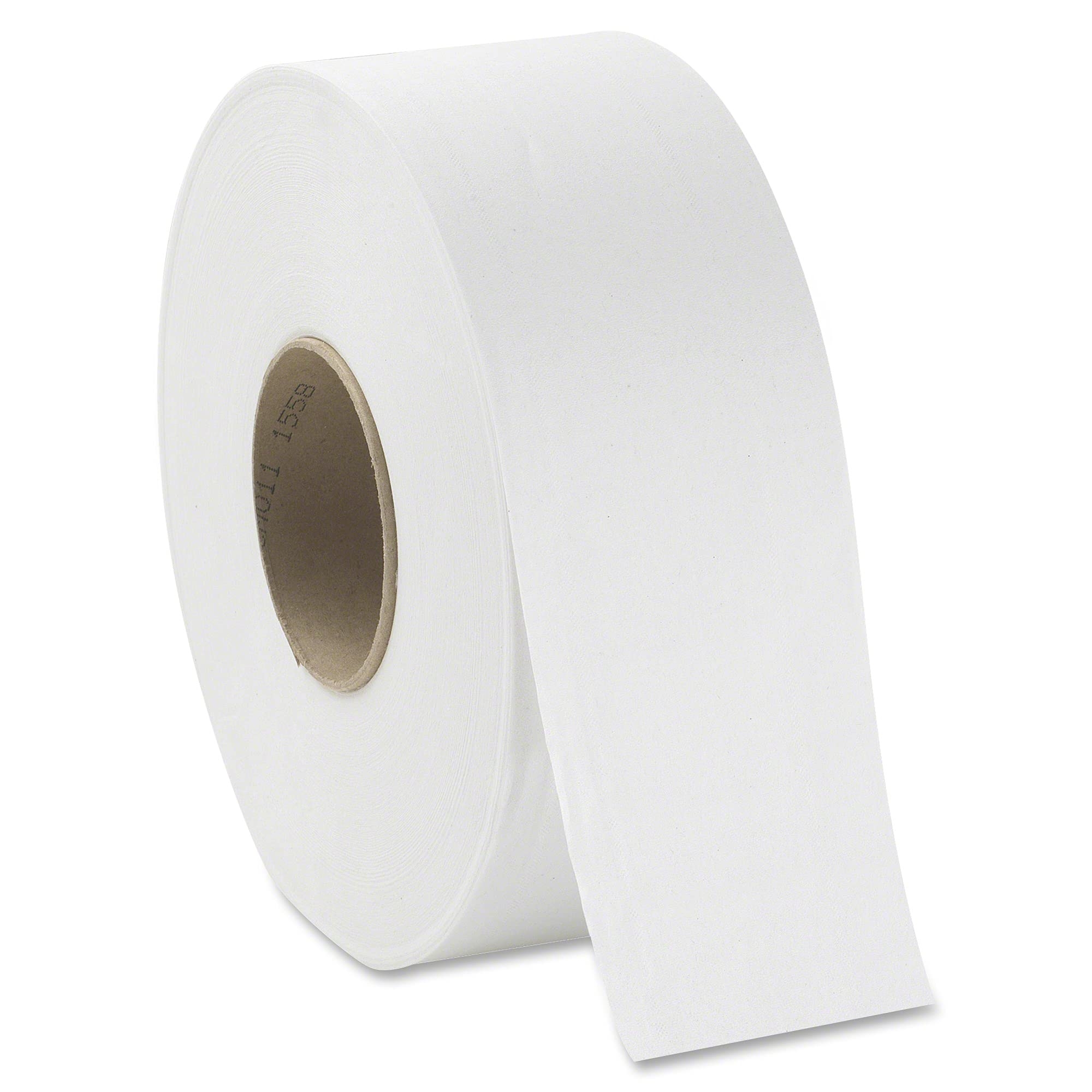 PACIFIC BLUE BASIC® JUMBO JR. 2-PLY HIGH-CAPACITY TOILET PAPER, WHITE, 8 ROLLS PER CASE