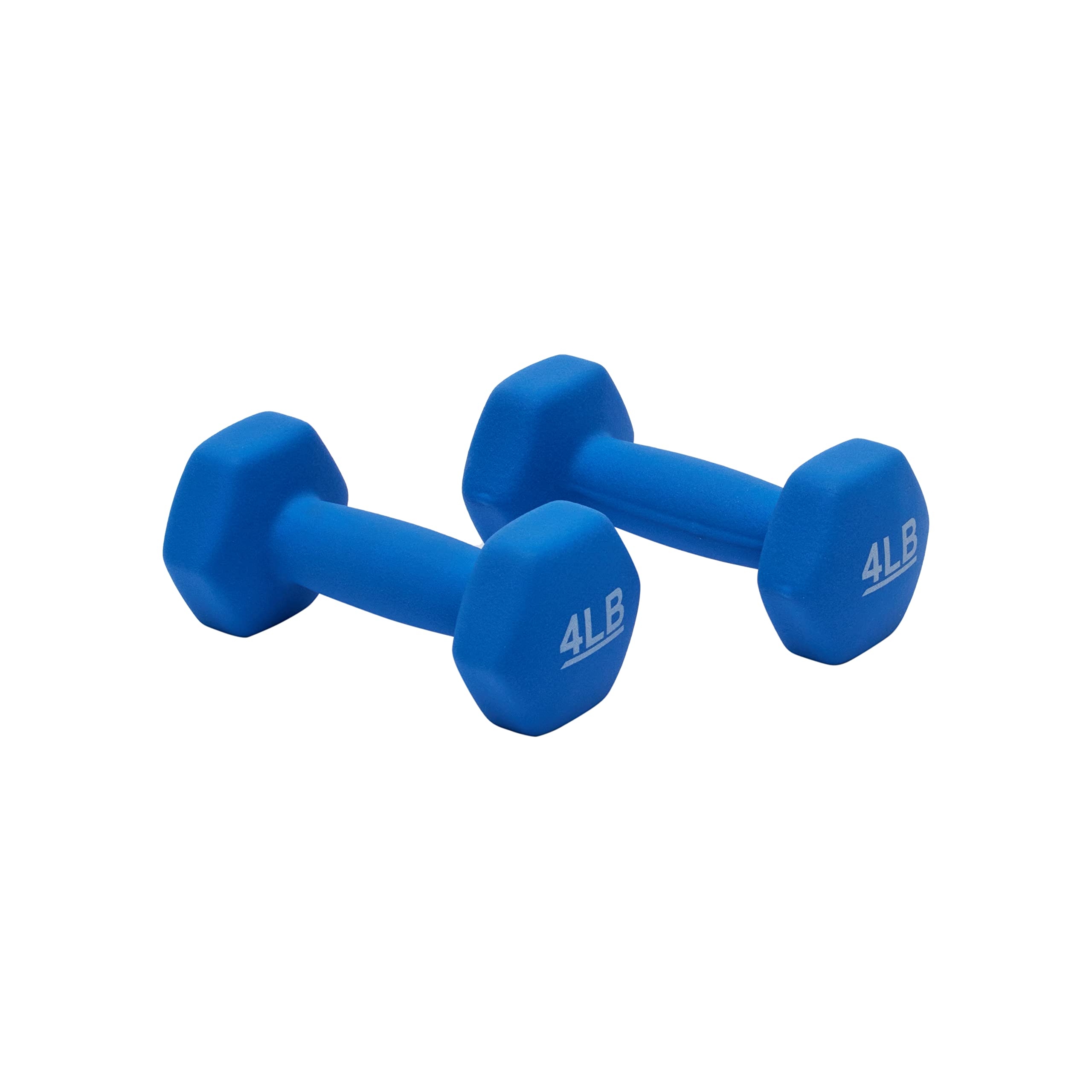 Amazon Basics Neoprene Dumbbell Hand Weights for Exercise and Muscle Toning