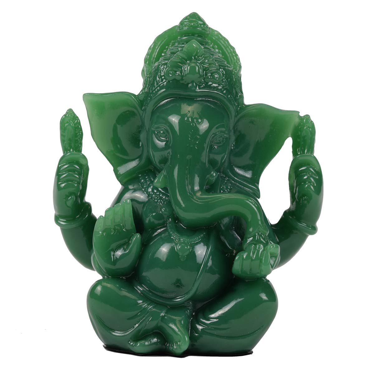 Seyee-bro Lord Ganesha Statues - Ganesh Idol Figurine - Elephant God Buddha Sculpture for Home Car Decor Tabletop Statue