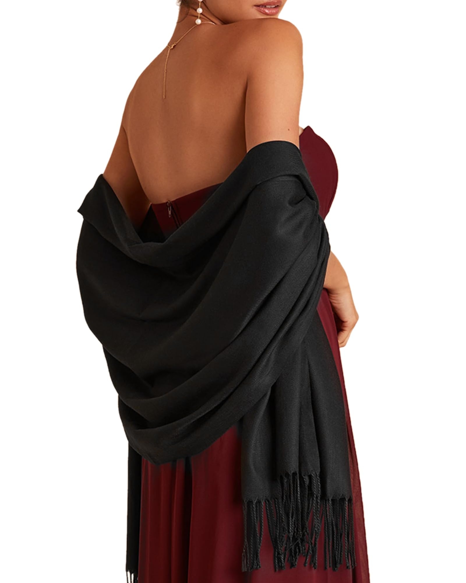 FURTALK Pashmina Shawls and Wraps for Evening Dress Women's Scarf Wedding Bride Bridesmaid Gifts Winter Scarves