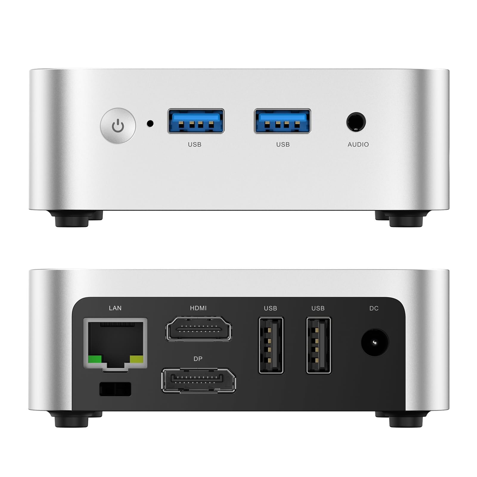 ACEMAGIC Vista V1 N97 Mini PC,16GB DDR4 RAM 512GB SSD Mini Computer,12th Gen N97(Beat N150/N100/N95,up to 3.6GHz),Small Desktop Computer 4K Dual Display/WiFi/VESA for Home/Office,Preinstalled Win11Pro