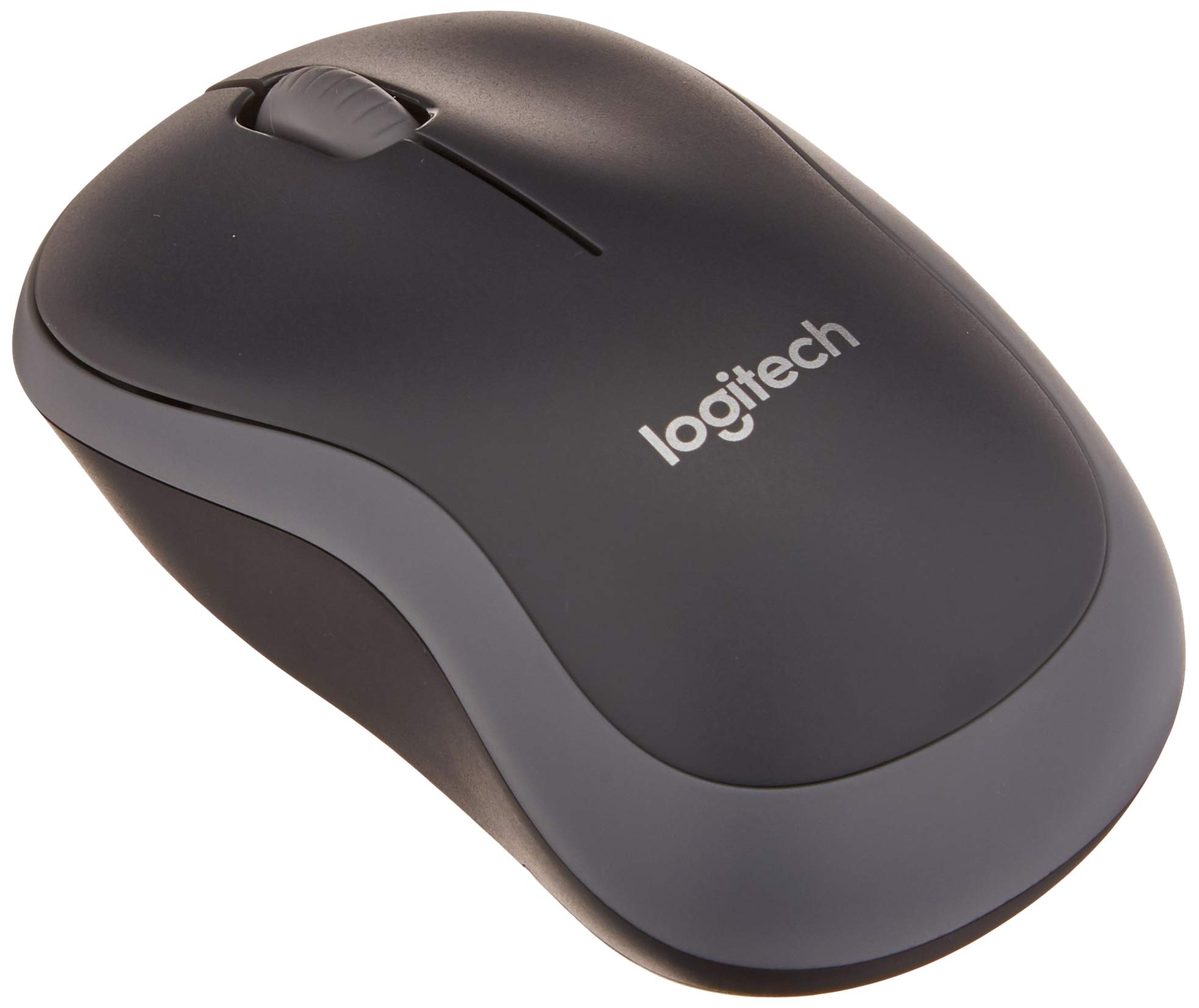 Logitech M185 Wireless Mouse, Silver (Renewed)