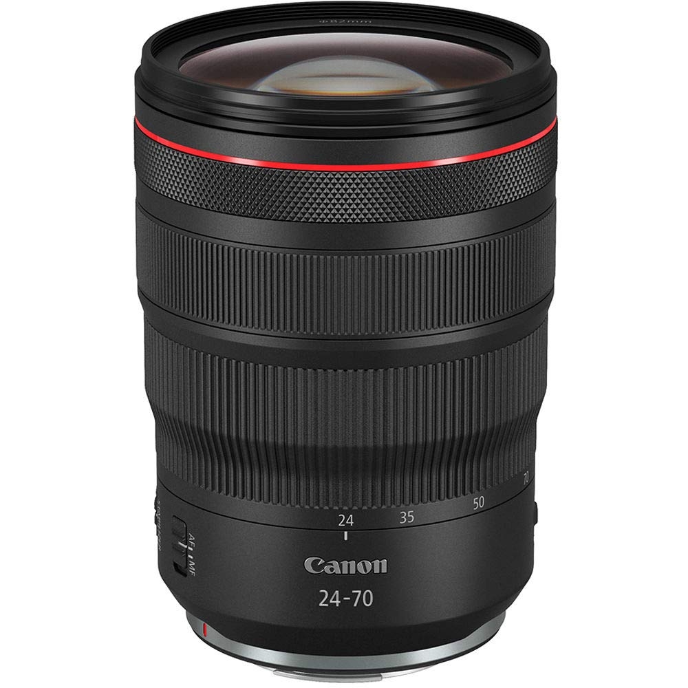 Canon RF24-70mm F2.8 L is USM Lens, Standard Zoom Lens, Compatible with EOS R Series Mirrorless Cameras, Black