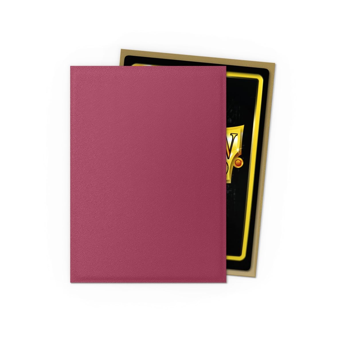 Dragon Shield | Matte Dual Standard Size Card Sleeves | 100 CT - Smooth & Tough Premium TCG Sleeves - Compatible with Pokemon, Flesh & Blood, One Piece & Magic The Gathering | Red/Gold