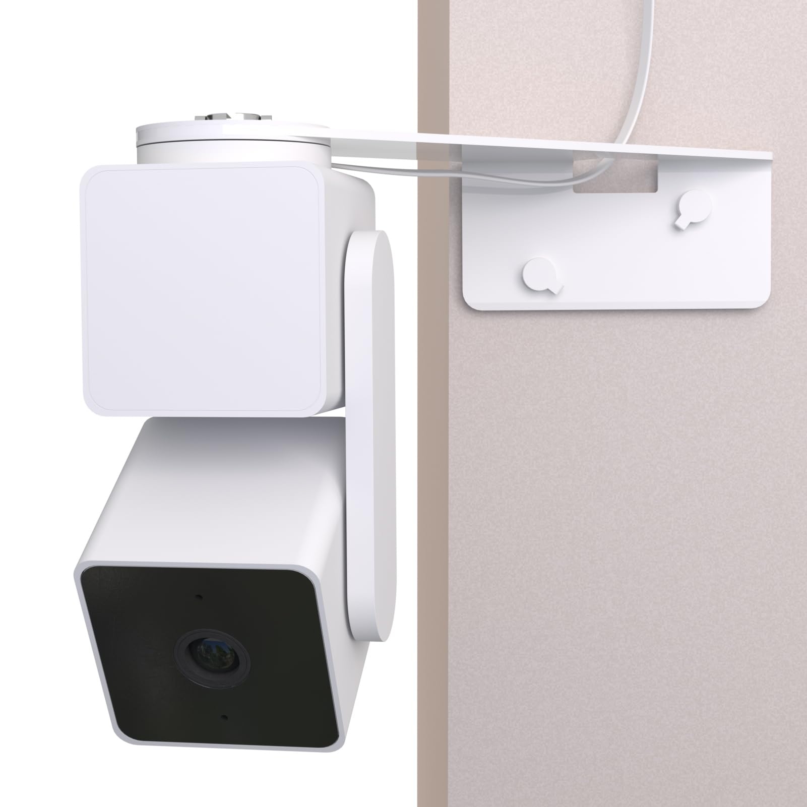 Zwolf Wall Mount for Wyze Cam Pan V3,Outside Corner Bracket for Wyze Cam Outdoor Indoor, Full Side Coverage, Improves The Field of View Reduce Blind Spots