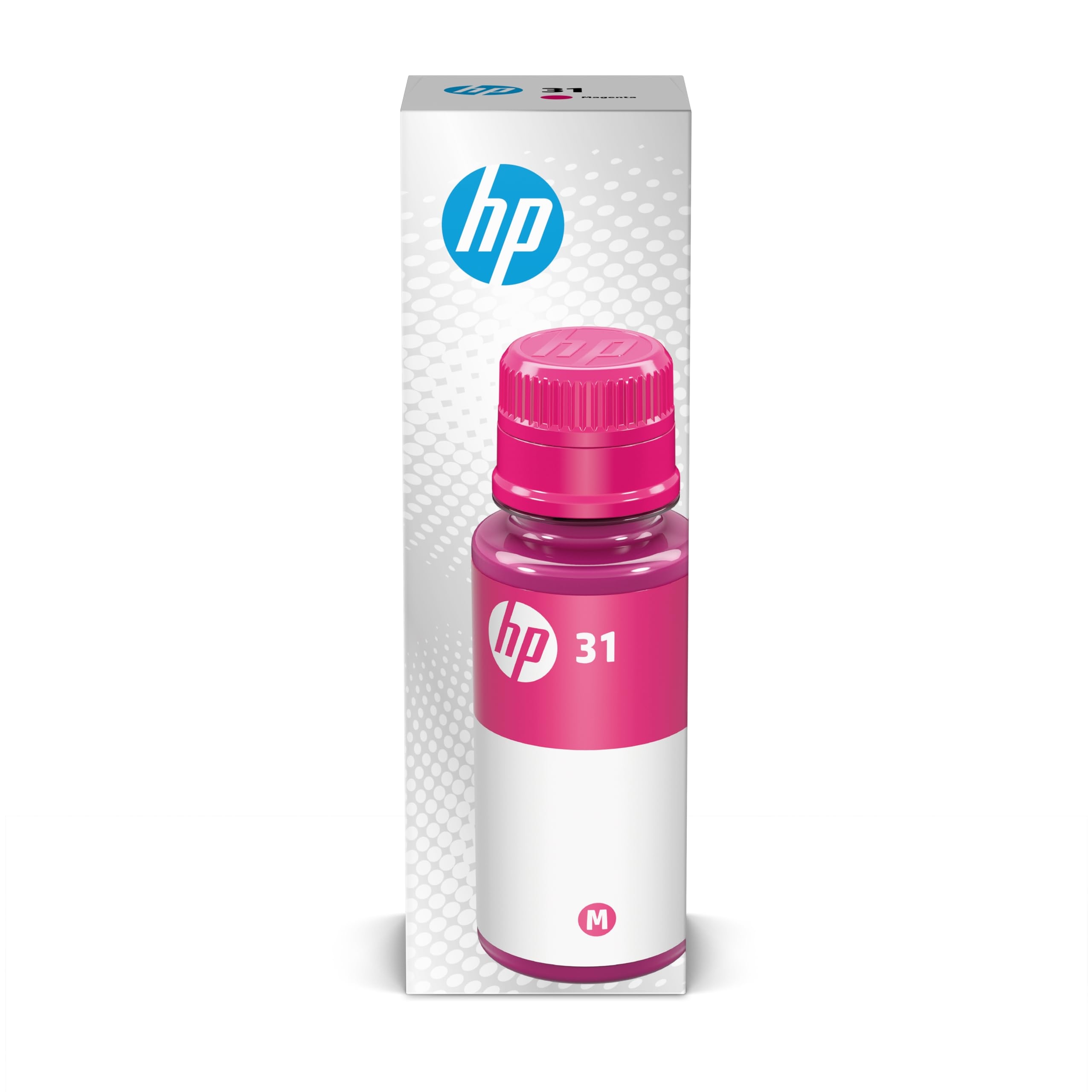 HP 31 | Ink Bottle | Magenta | Up to 8,000 pages per bottle|Works with HP Smart Tank Plus 651 and HP Smart Tank Plus 551 | 1VU27AN