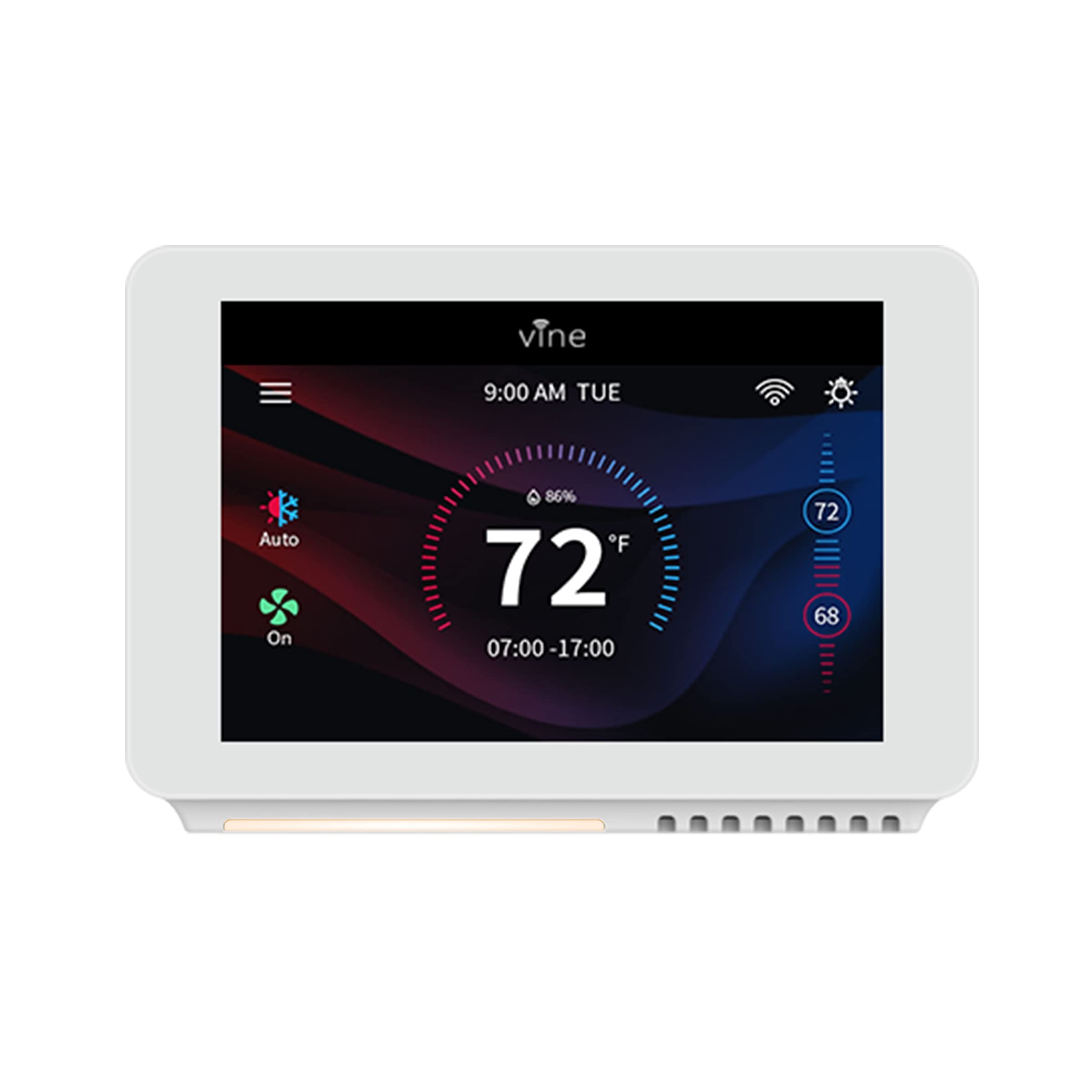 Vine Wi-Fi 7day & 8 Period Programmable Smart Home Thermostat - Wi-Fi TJ-919E, Compatible with Alexa & Google Assistant - 6th Gen…