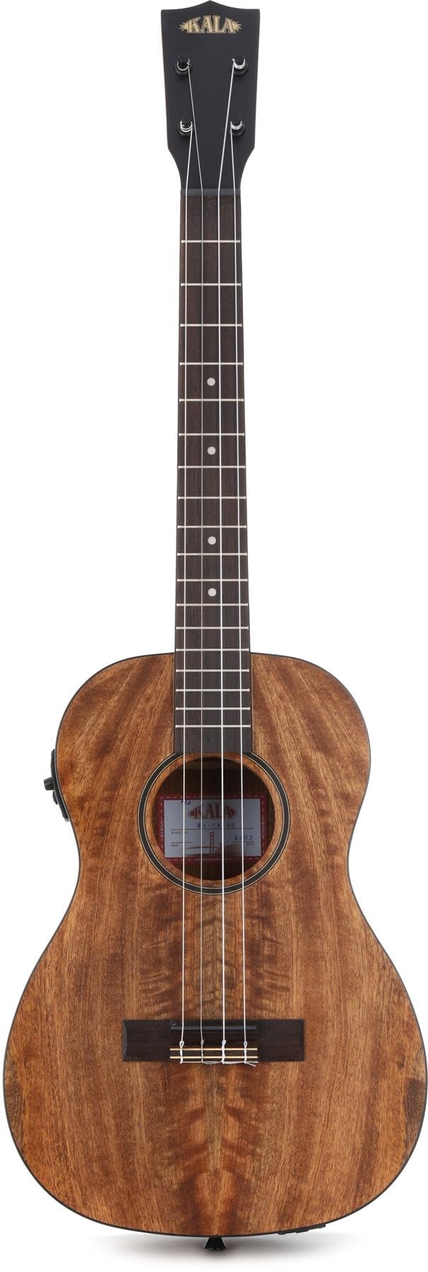 Kala Brand Music Co., 4-String Ukulele, Right, Natural, Baritone-EQ (KA-CM-BE)