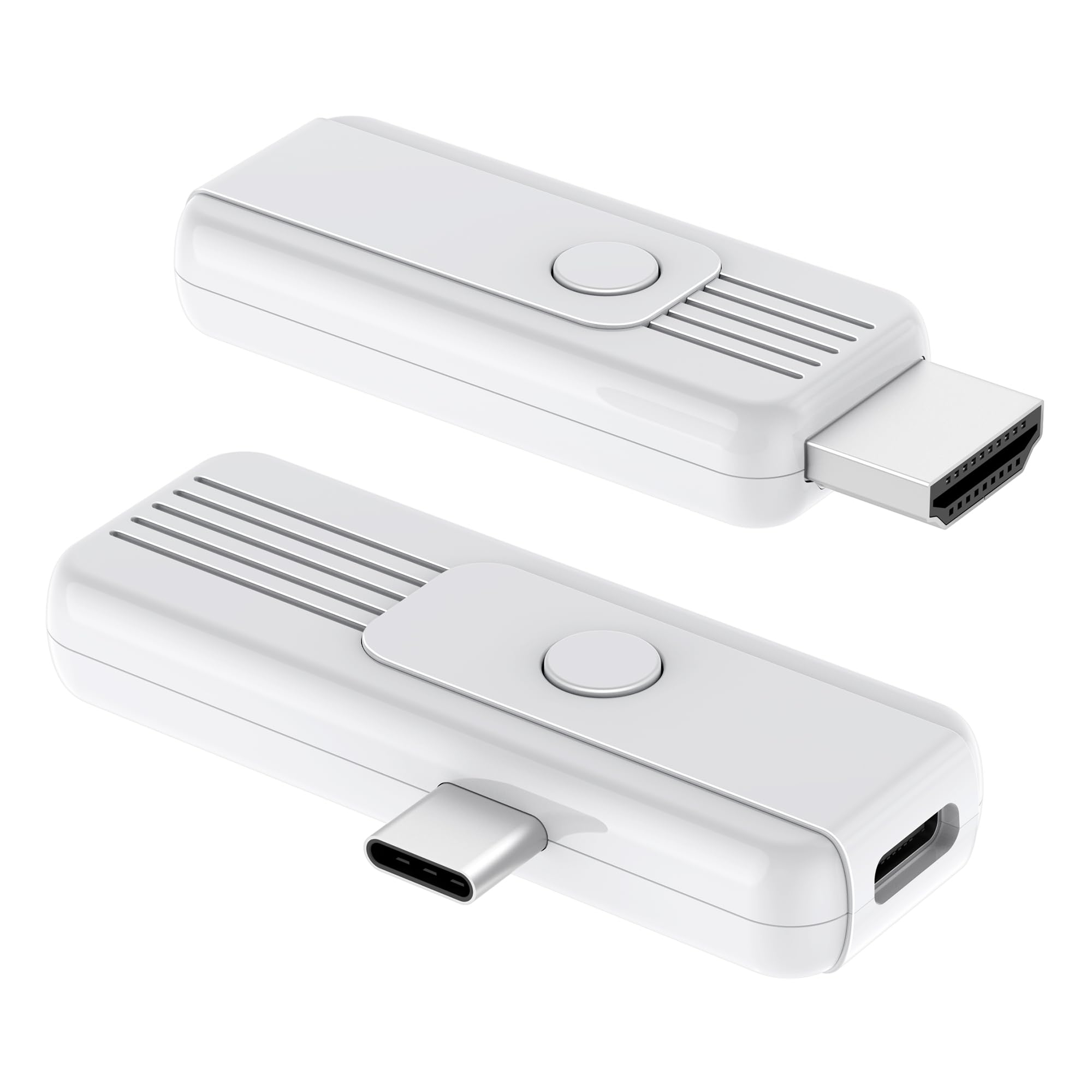 Wireless HDMI Transmitter and Receiver, Upgrade Type-C 3.1 Port Wireless Hdmi Plug & Play Portable 2.4G/5G for Streaming Video and Audio to HDTV/Projector/Monitor from Martphone/Tablet/Laptop