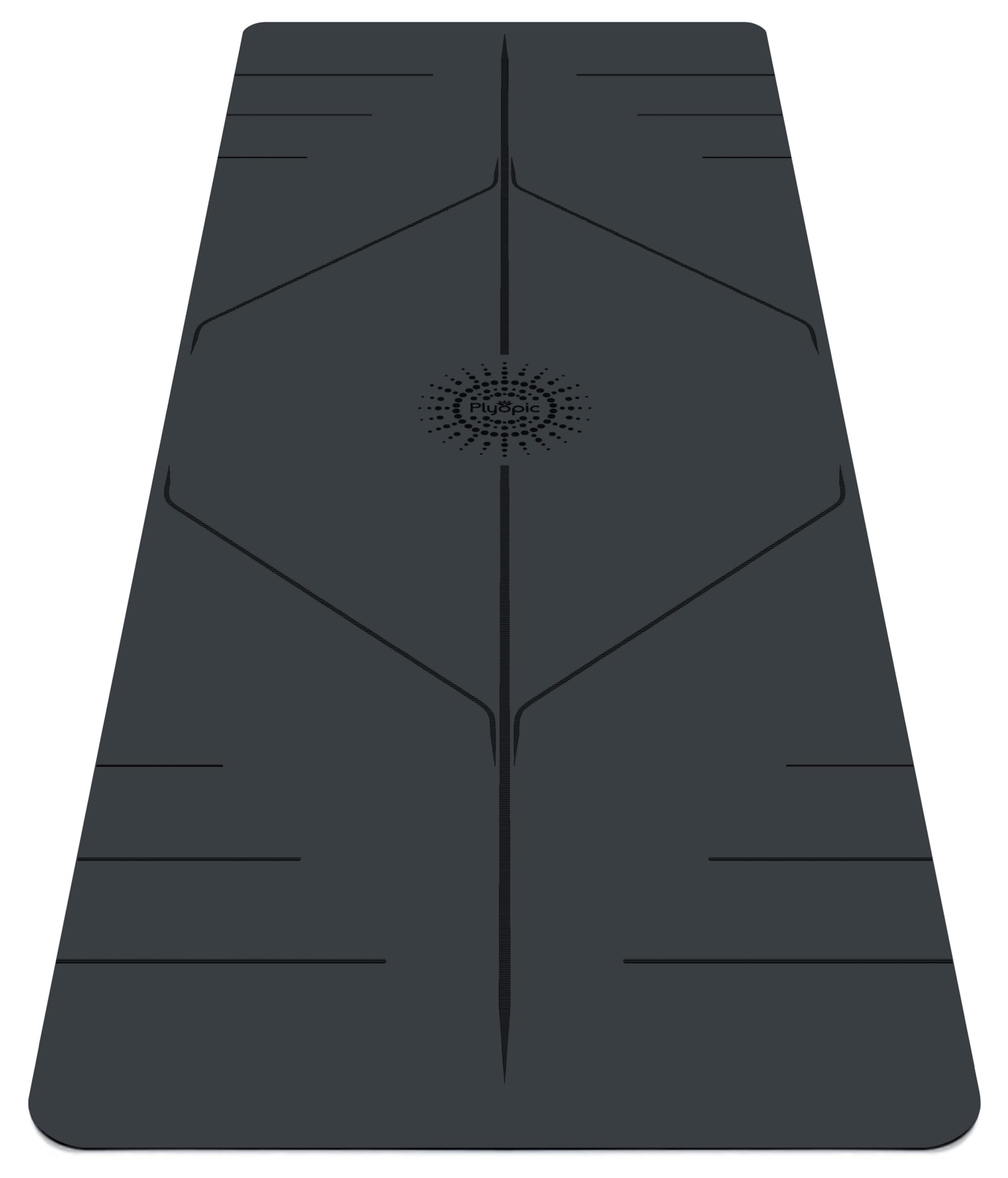 Plyopic. Ultra-Grip Pro Yoga Mat – EXTREME Non-Slip Performance - Dry Grip & Wet Grip - Alignment Lines - Comfortable & Sweat Resistant - For Yoga, Pilates, Exercise, Workout, Bikram & Hot Yoga