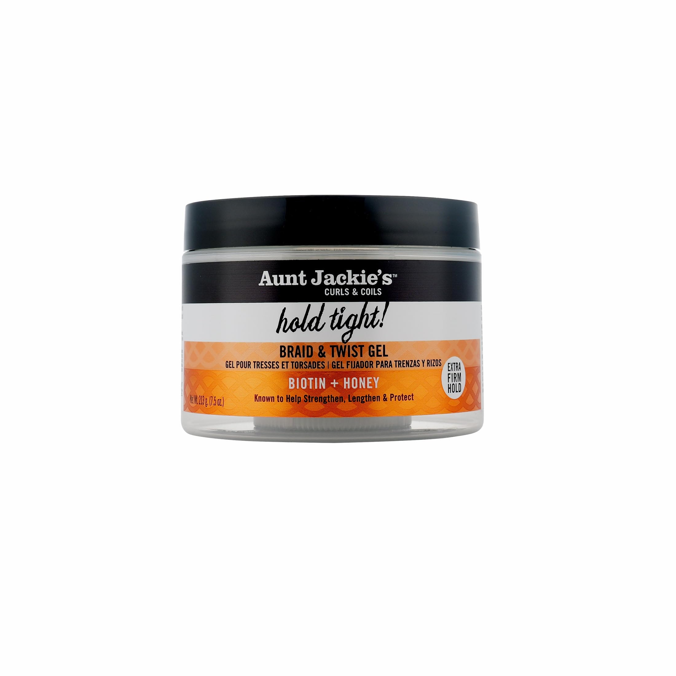 Aunt Jackie's Award-Winning Braid + Twist Collection Hold Tight Braid & Twist Gel with Extra Firm Hold, 7.5oz