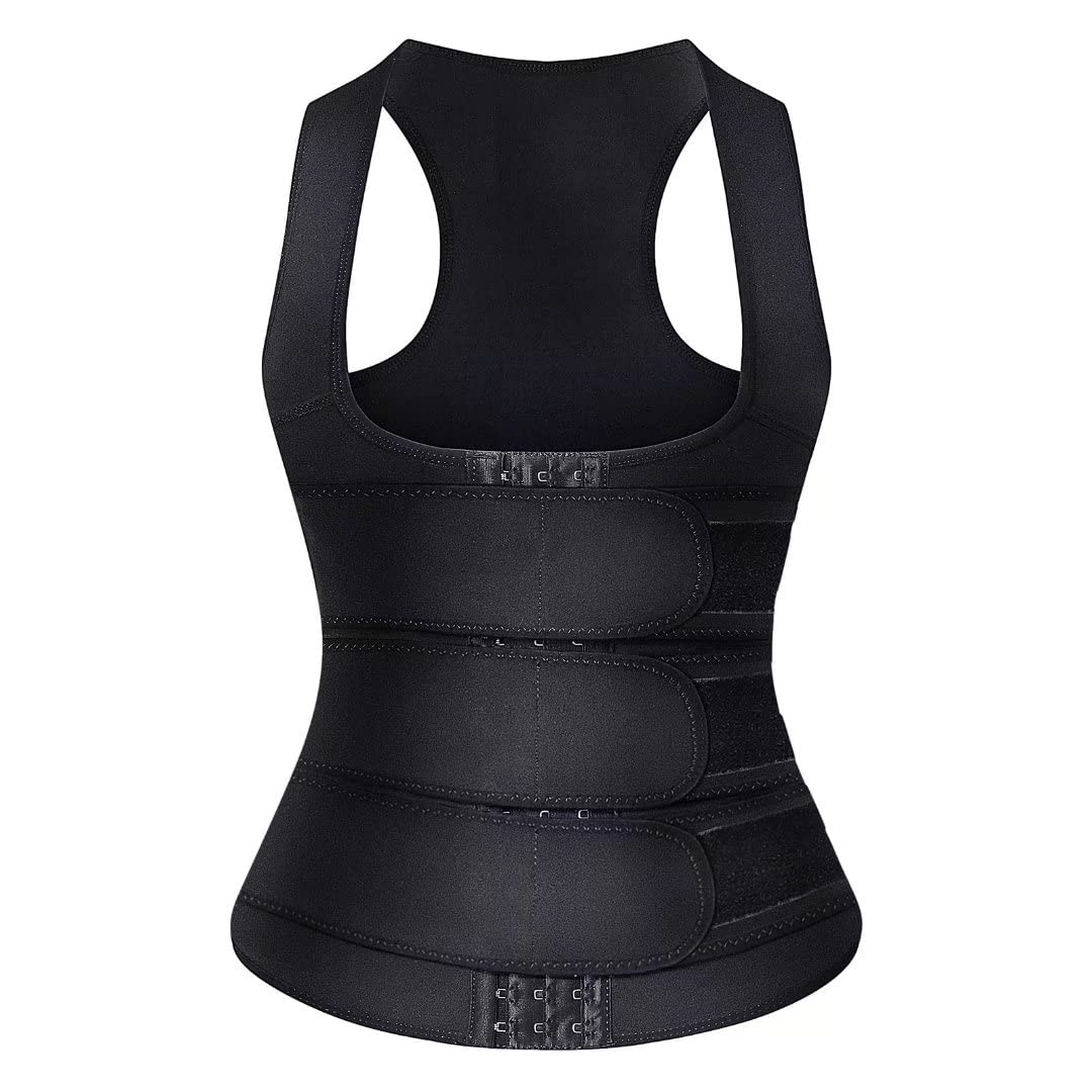 HOPLYNN Neoprene Sauna Sweat Waist Trainer Corset Trimmer Vest for Women Tummy Control, Waist Cincher Body Shaper
