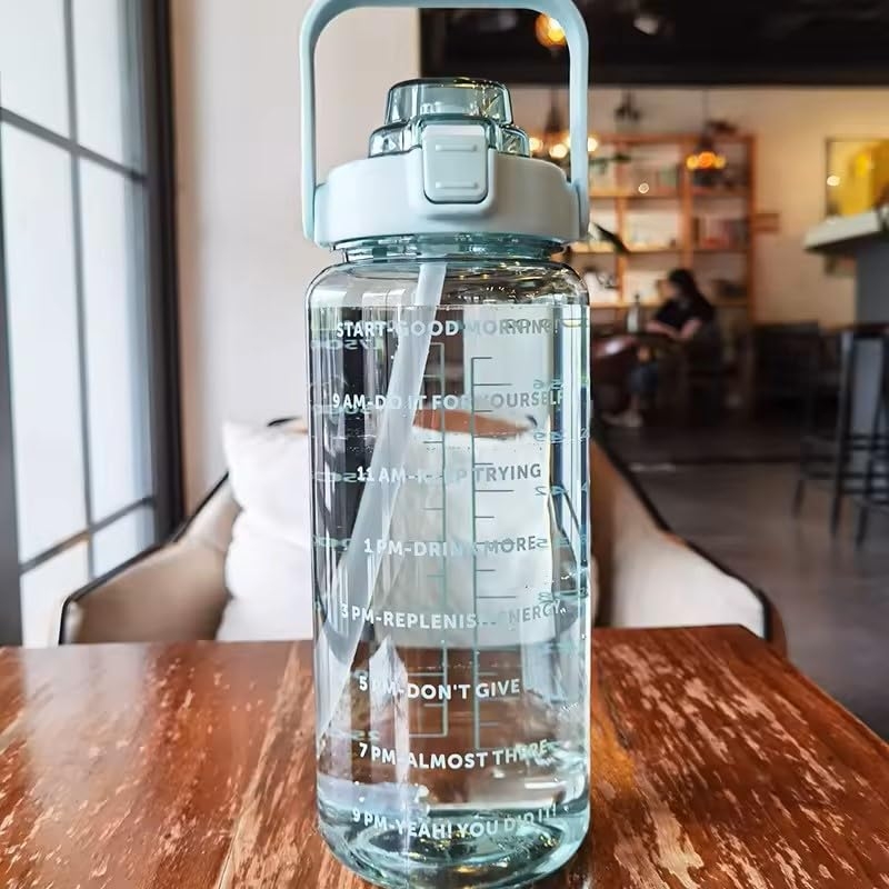 The Garrison Co. Half-Gallon Gym and Sports Water Bottle Jug (Green)