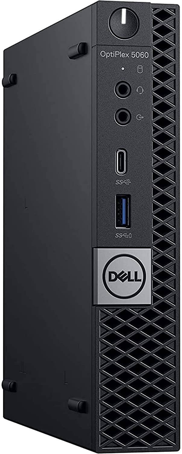 Dell OptiPlex 5060 Micro Desktop Computer | Hexa Core Intel i5 (2.1) | 16GB DDR4 RAM | 500GB PCIe M.2 NVMe | Windows 11 Professional | Home or Office PC (Renewed)