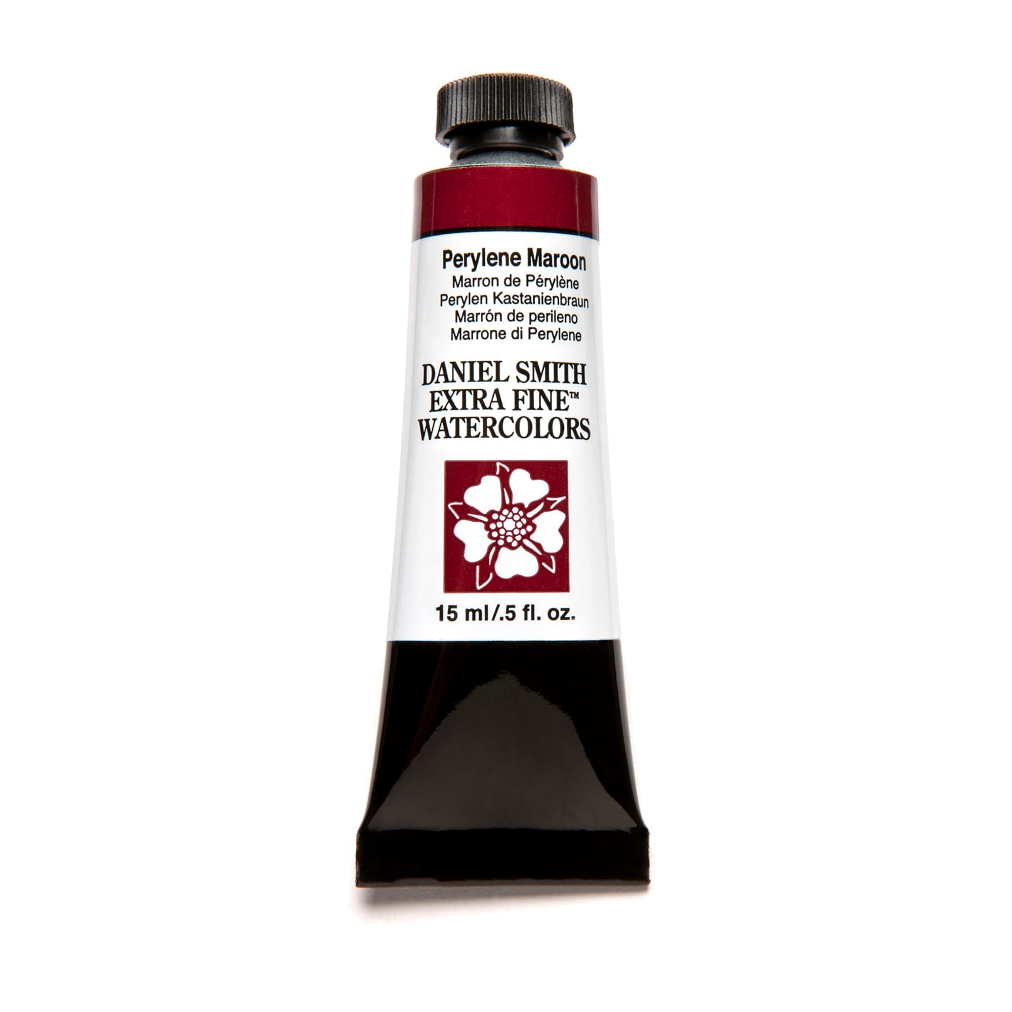 Daniel Smith Extra Fine Watercolor Paint, 15ml Tube, Perylene Maroon, 284600074, 0.5 Fl Oz (Pack of 1)