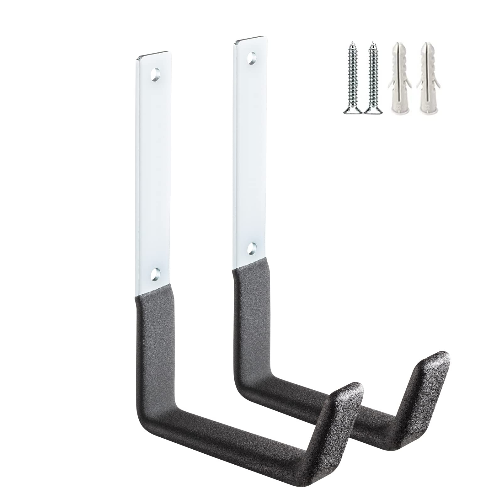 Heavy Duty Steel Hooks ,Garage Storage Utility Hooks,Heavy Duty Tool Organizer,Steel Wall Mount Hooks, Hose Hanger, Steel Garage Garden Hooks (2)